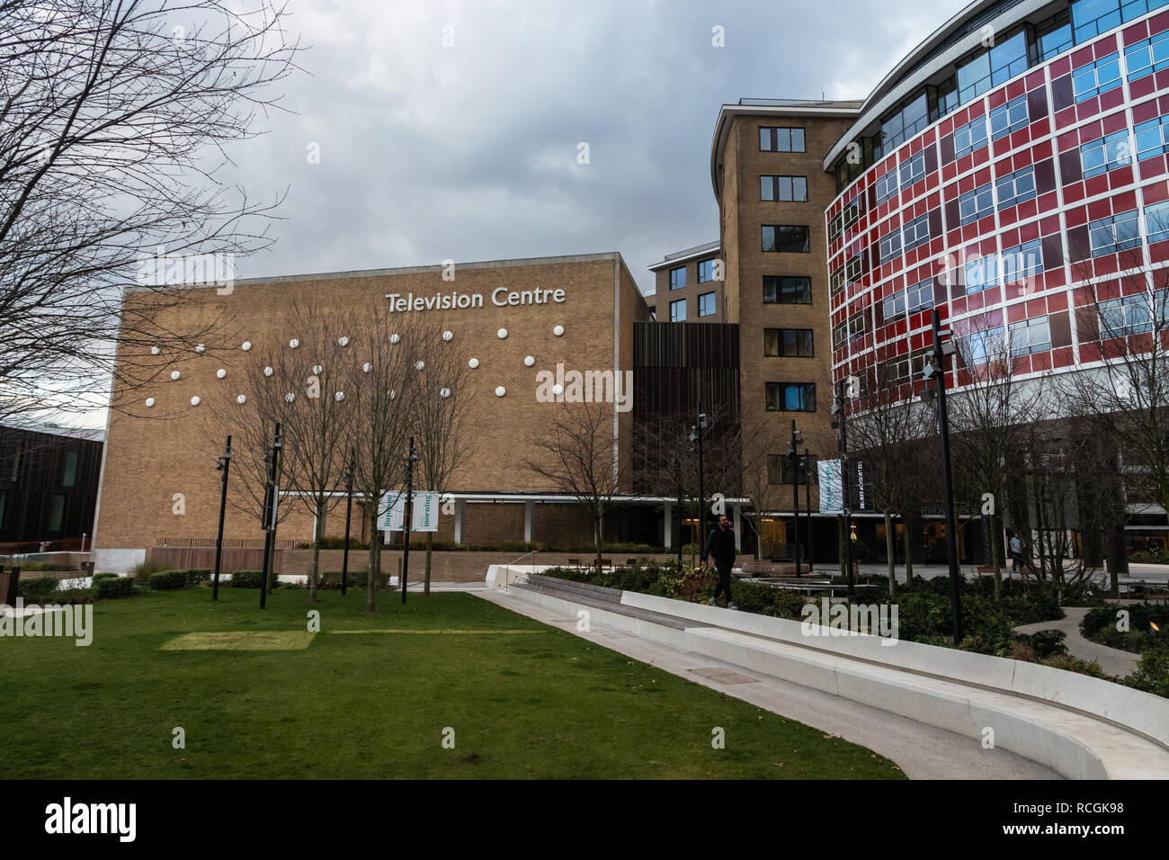 London, England January 2019 Television Centre, Wood Lane, White