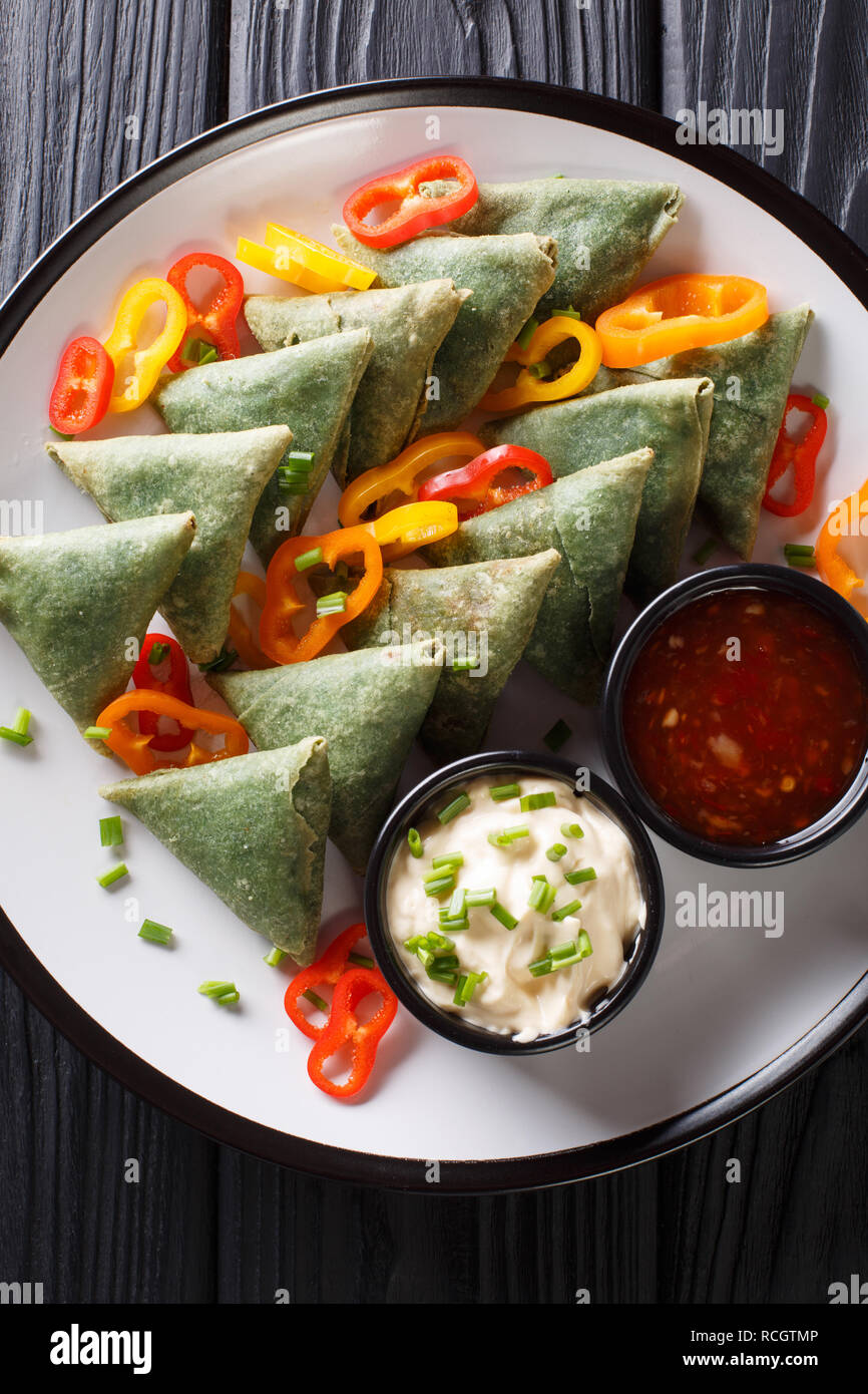 Indian vegetable samosa hi-res stock photography and images - Alamy