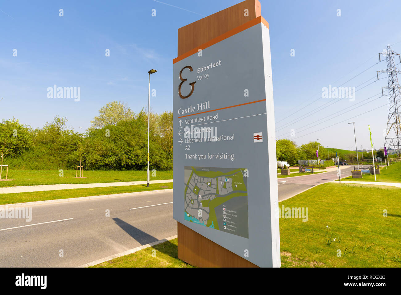 ntrance signs at Castle Hill, the first exciting phase to be built at