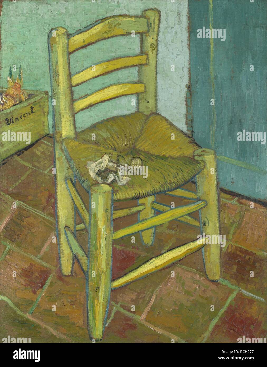 Van Gogh's Chair. Museum National Gallery, London Stock Photo Alamy