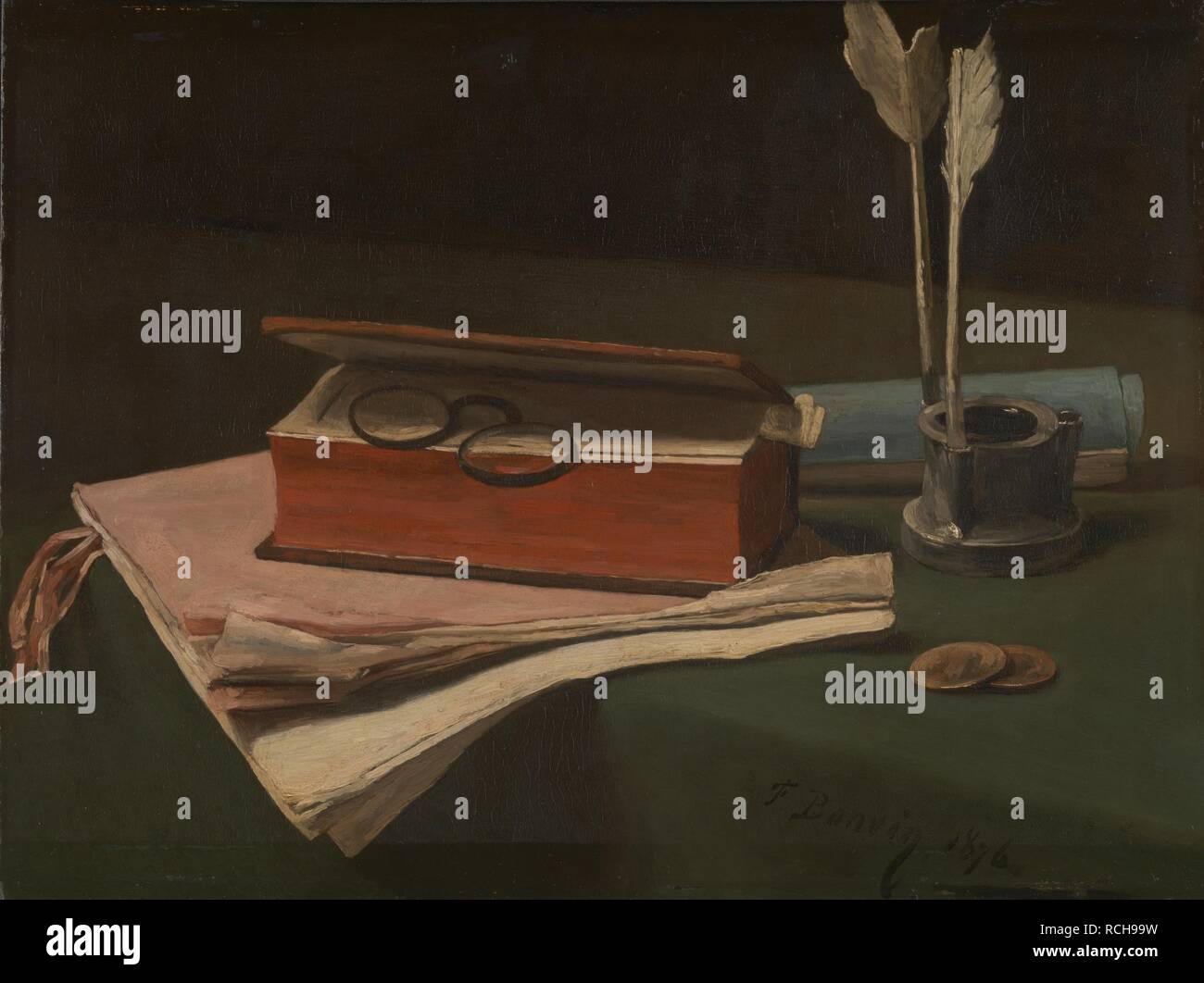 Still Life with Book, Papers and Inkwell. Museum: National Gallery ...