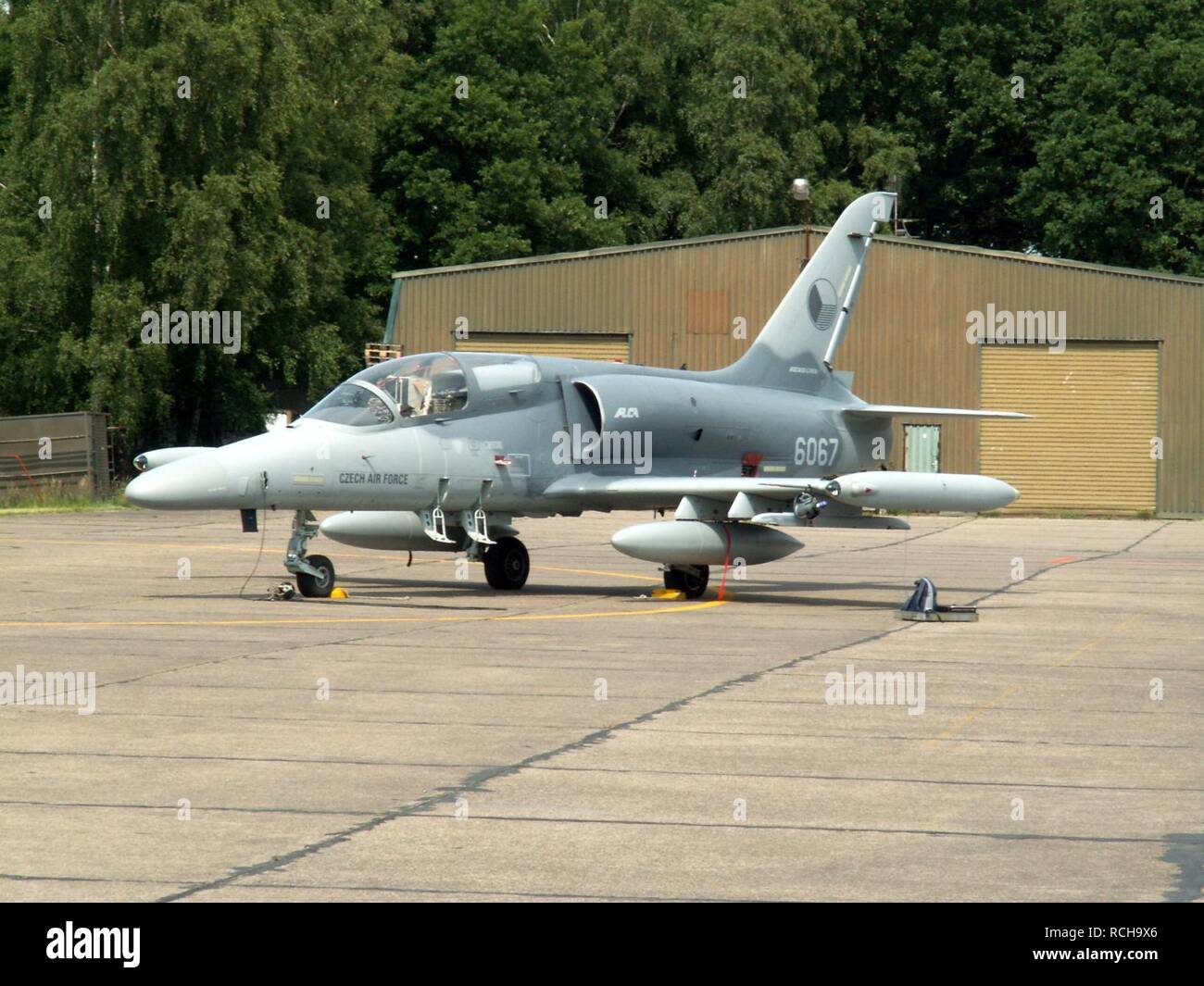 Albatros, Czech Air Force 6067 at Kleine Brogel Air Base, Belgium 2005. Stock Photo
