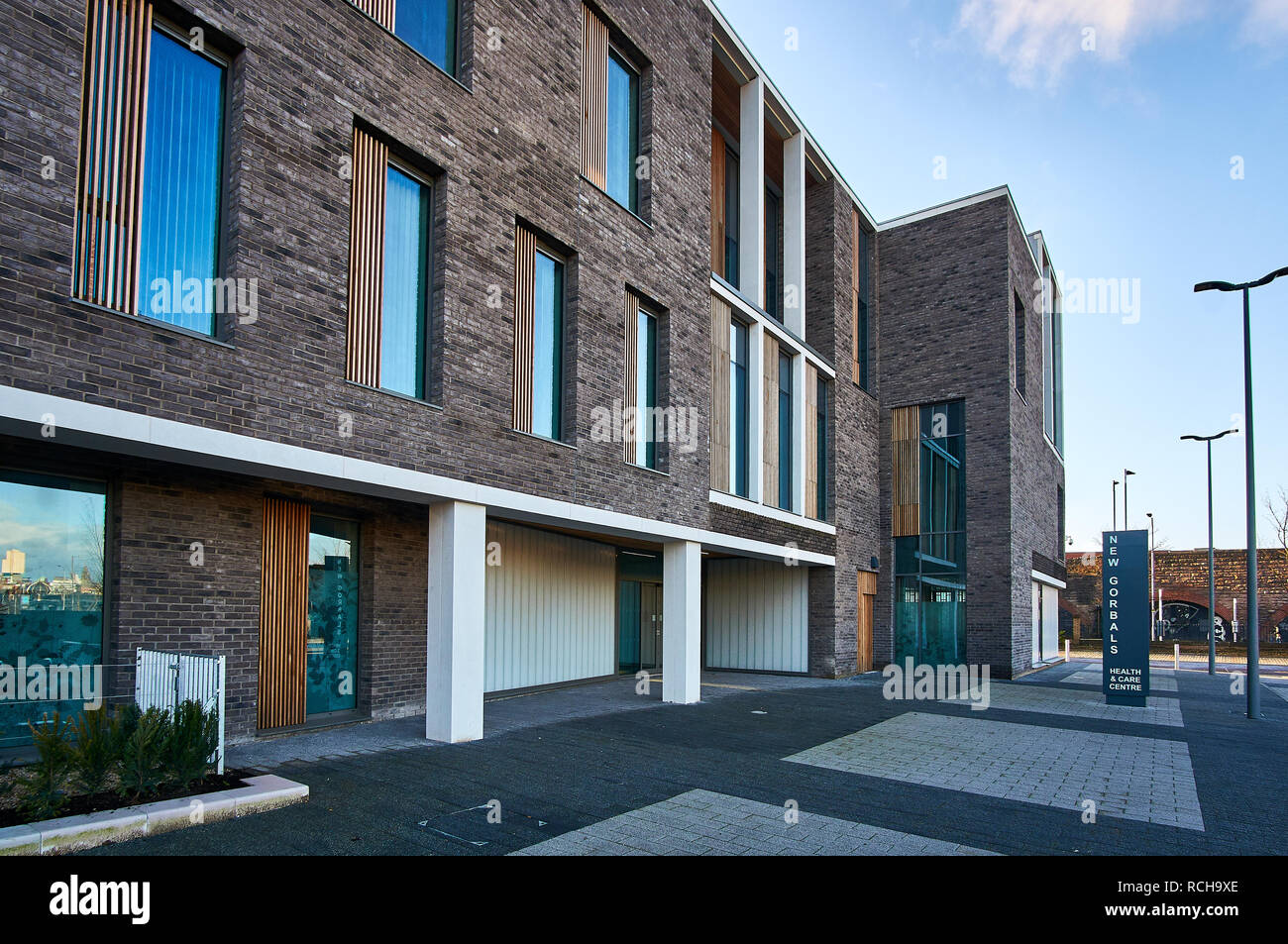 New Gorbals Health and Care Centre located in new Gorbals, Glasgow