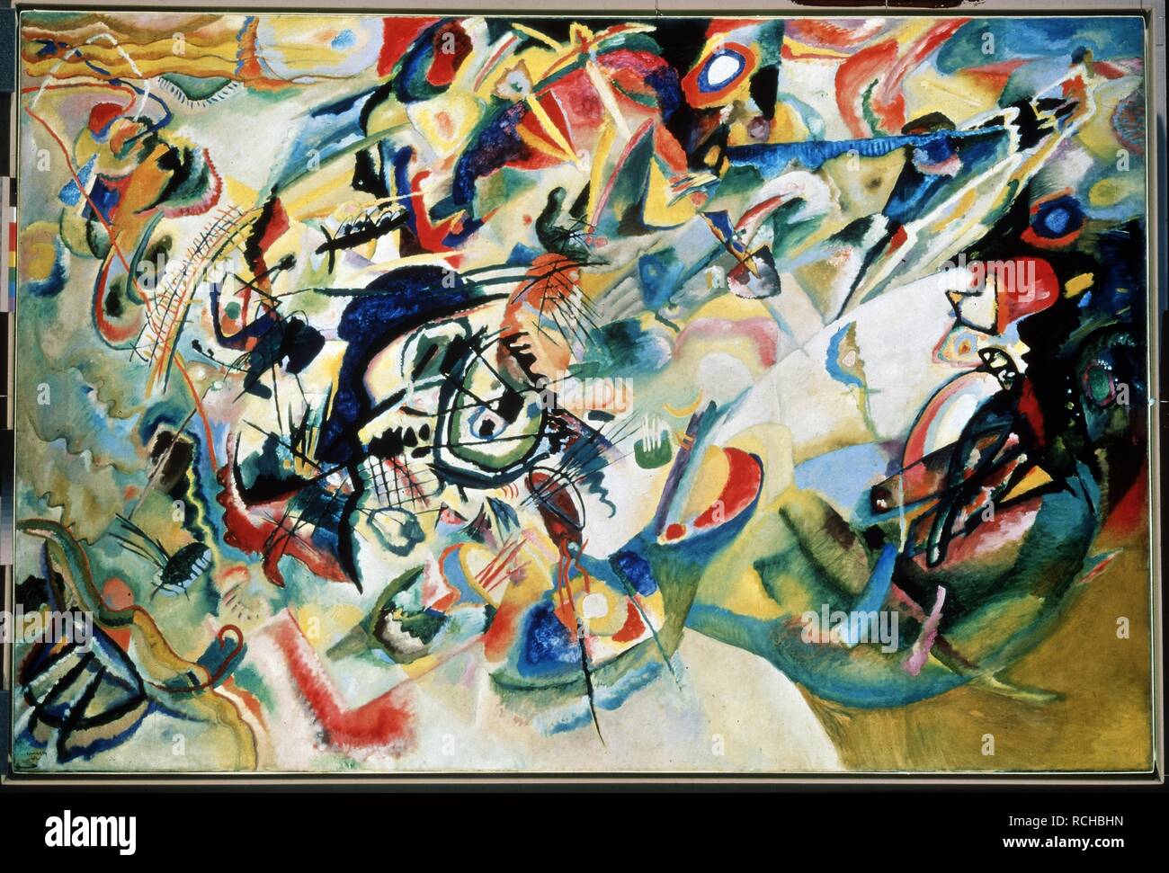 Composition VII. Museum: State Tretyakov Gallery, Moscow. Author: Kandinsky, Wassily Vasilyevich. Stock Photo
