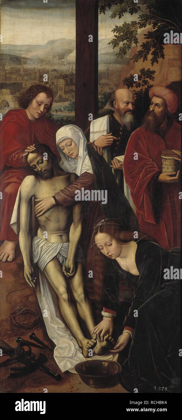 Pietà. Museum: Museo del Prado, Madrid. Author: BENSON, AMBROSIUS. Stock Photo