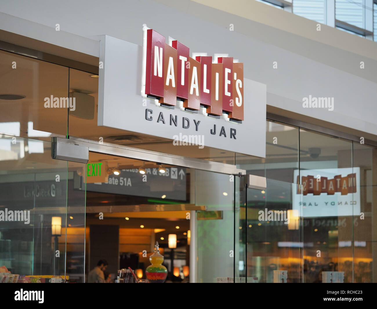 "Natalie's candy jar" store in San Francisco International Airport