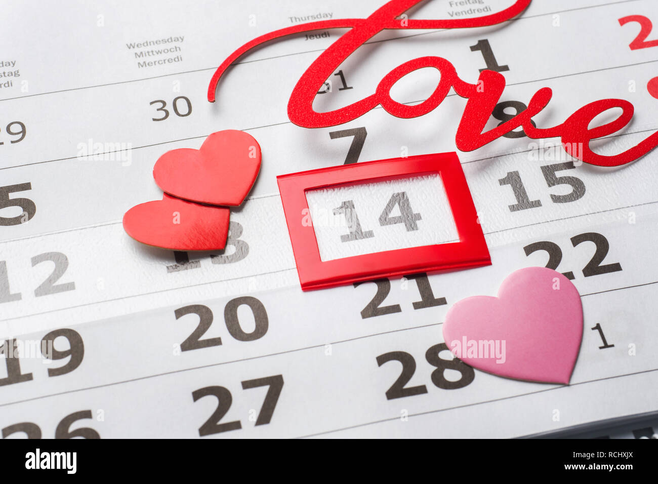 Love Hearts Page Decoration Stock Photos Love Hearts Page