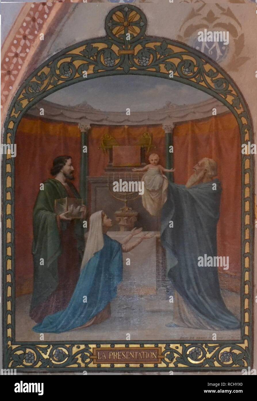Alexis Douce de la Salle La présentation, datée 1913 Stock Photo Alamy