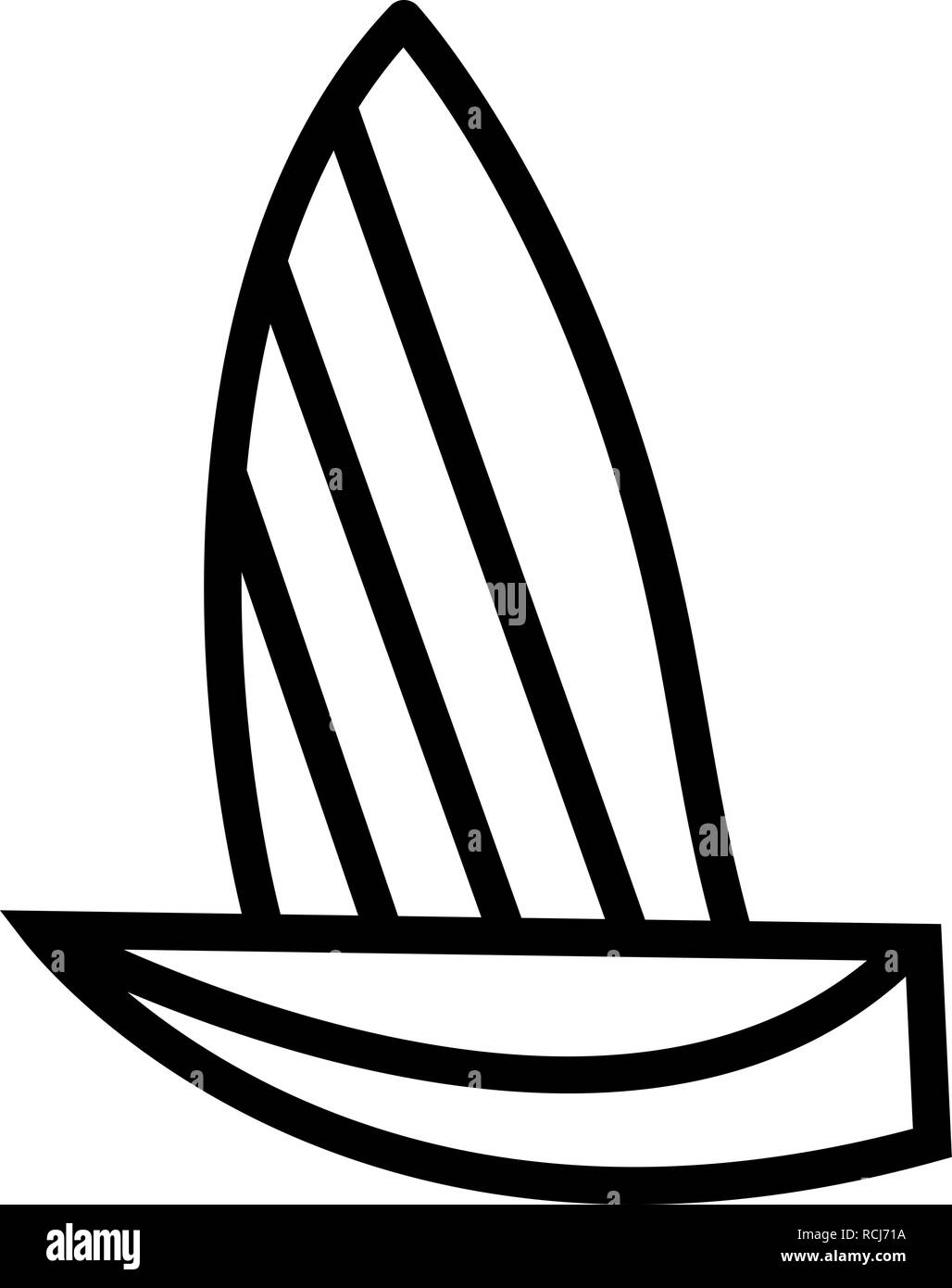 Vector Yacht Icon Stock Vector Image & Art - Alamy