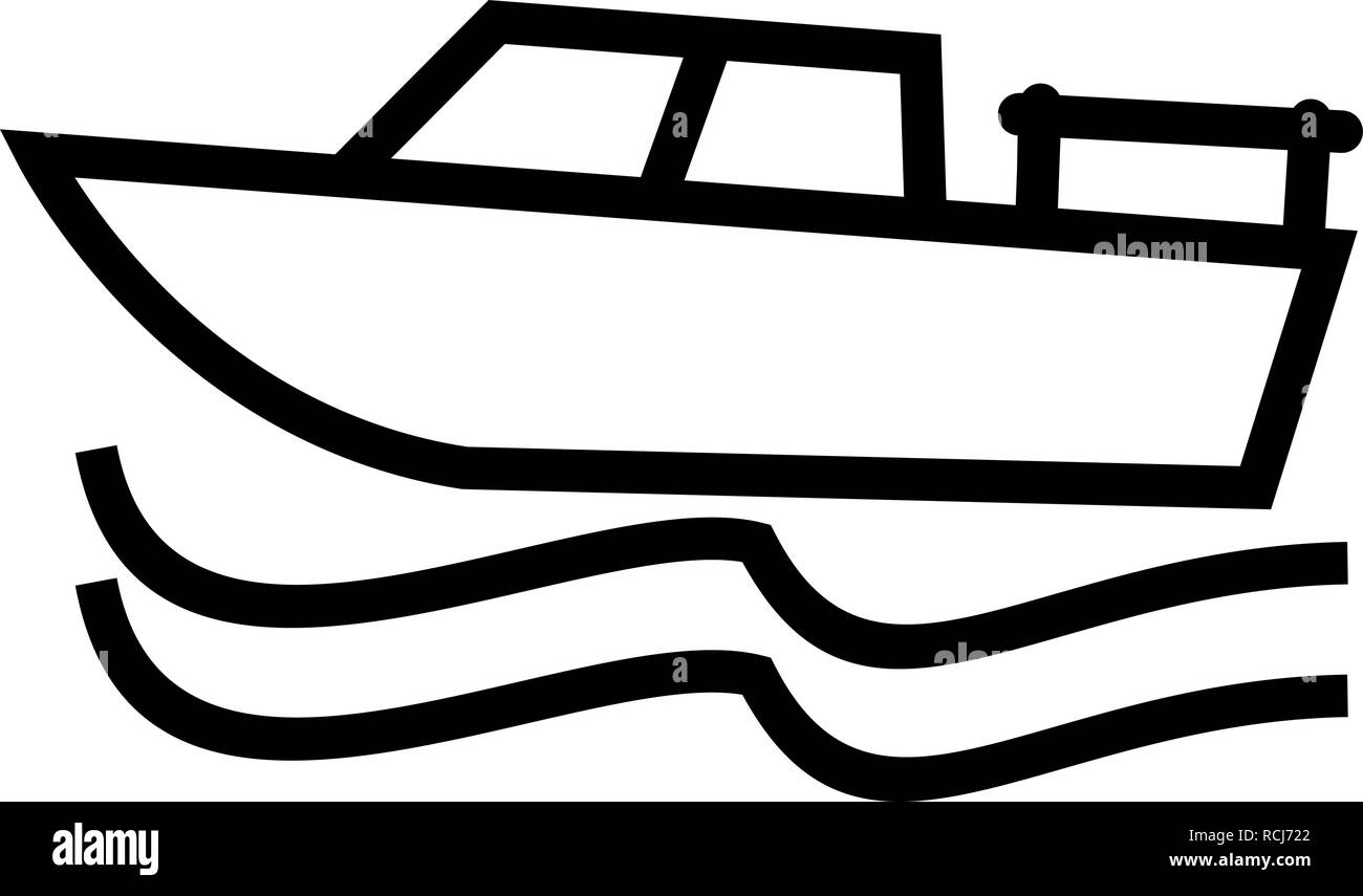 Vector Boat Icon Stock Vector Image & Art - Alamy