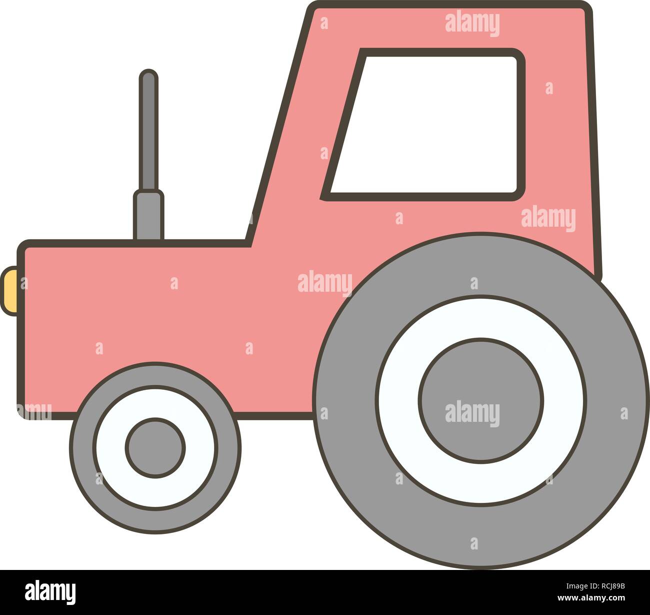 Vector Tractor Icon Stock Vector Image & Art - Alamy