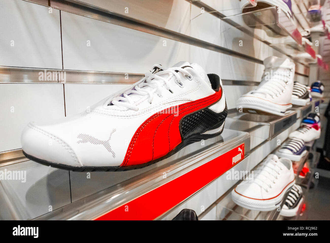 Sport shoes shop outlet hi-res stock photography and images - Page 4 - Alamy