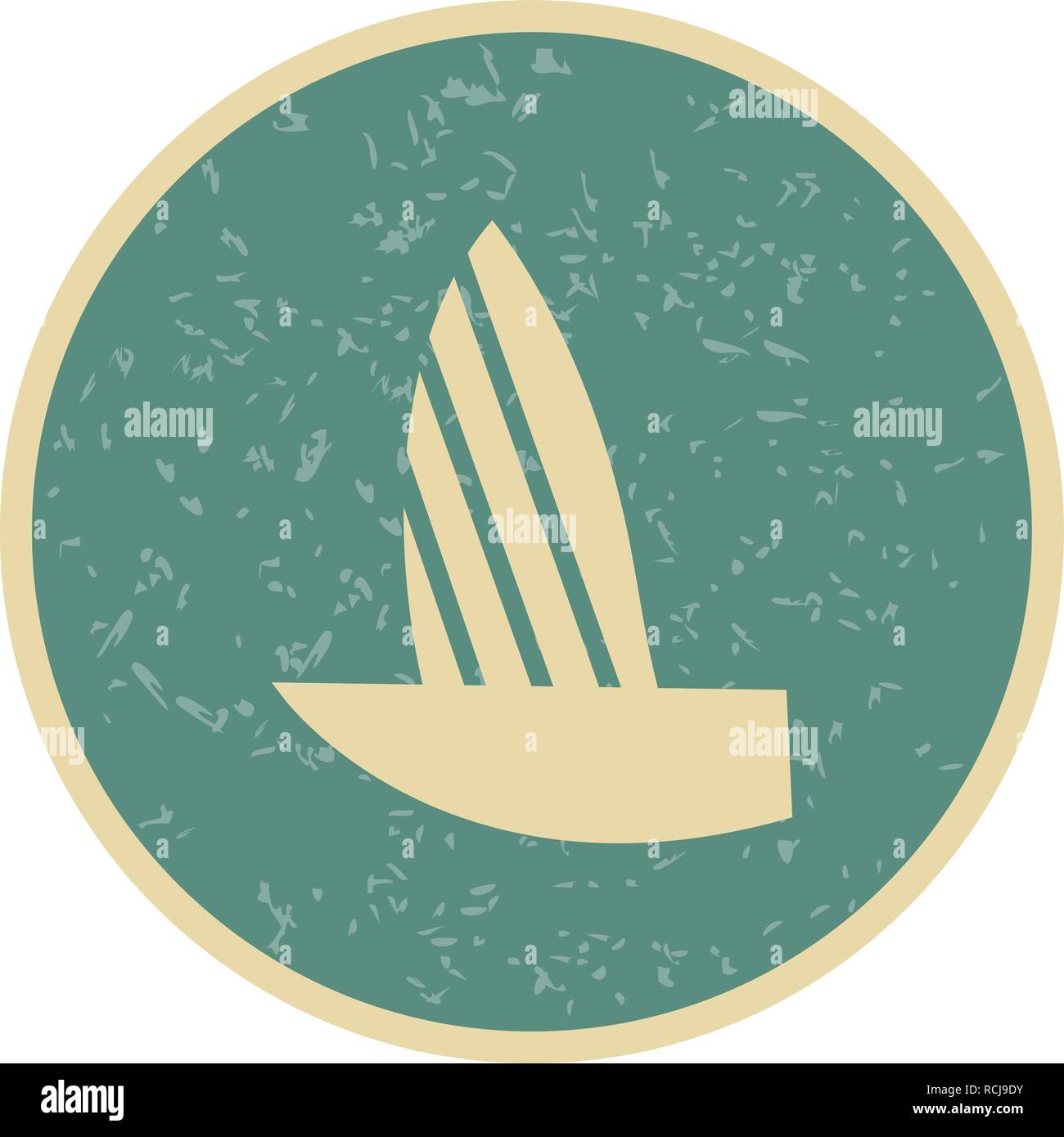 Vector Yacht Icon Stock Vector Image & Art - Alamy
