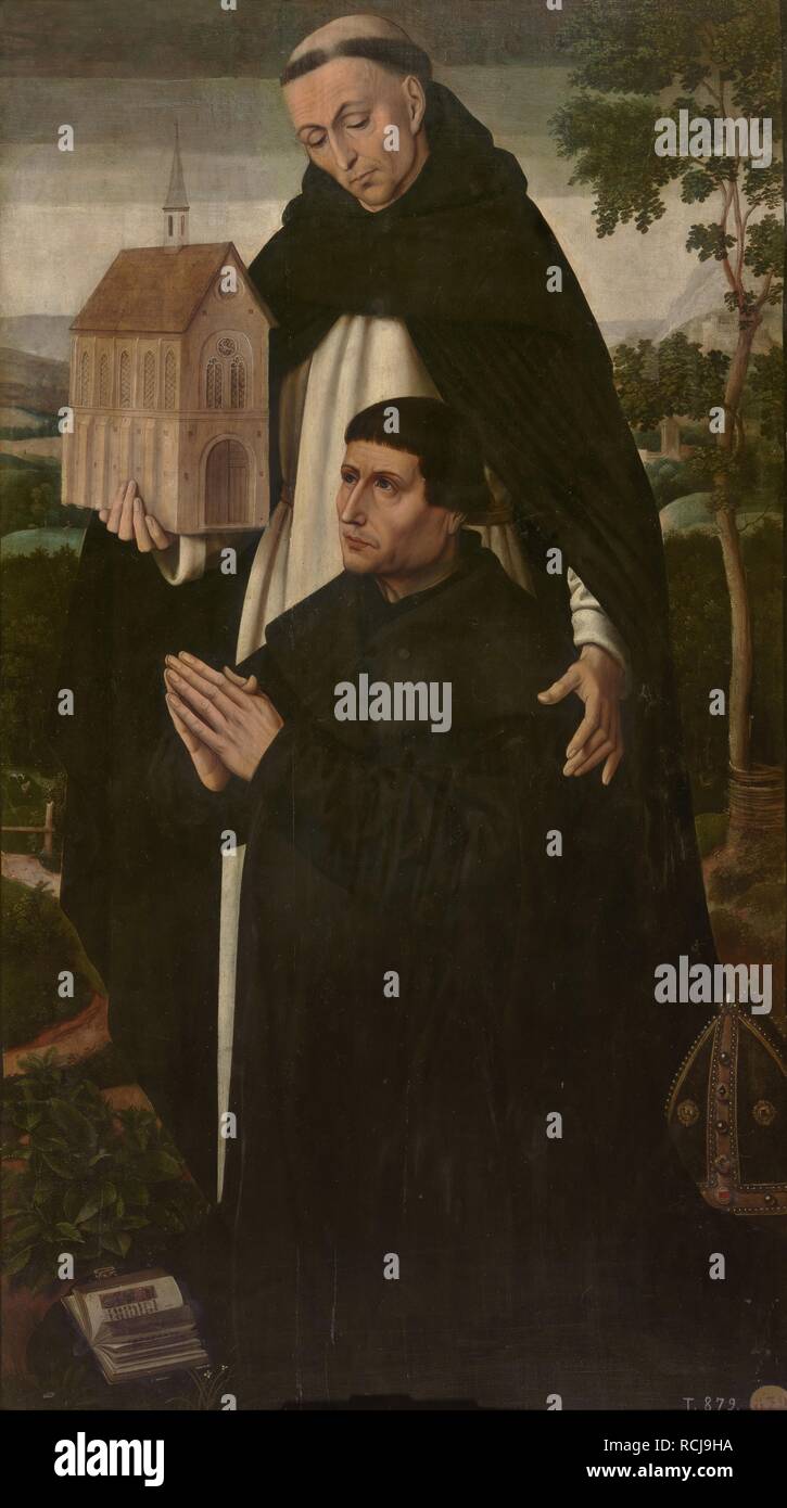 Saint Thomas the Apostle. Museum: Museo del Prado, Madrid. Author: BENSON, AMBROSIUS. Stock Photo