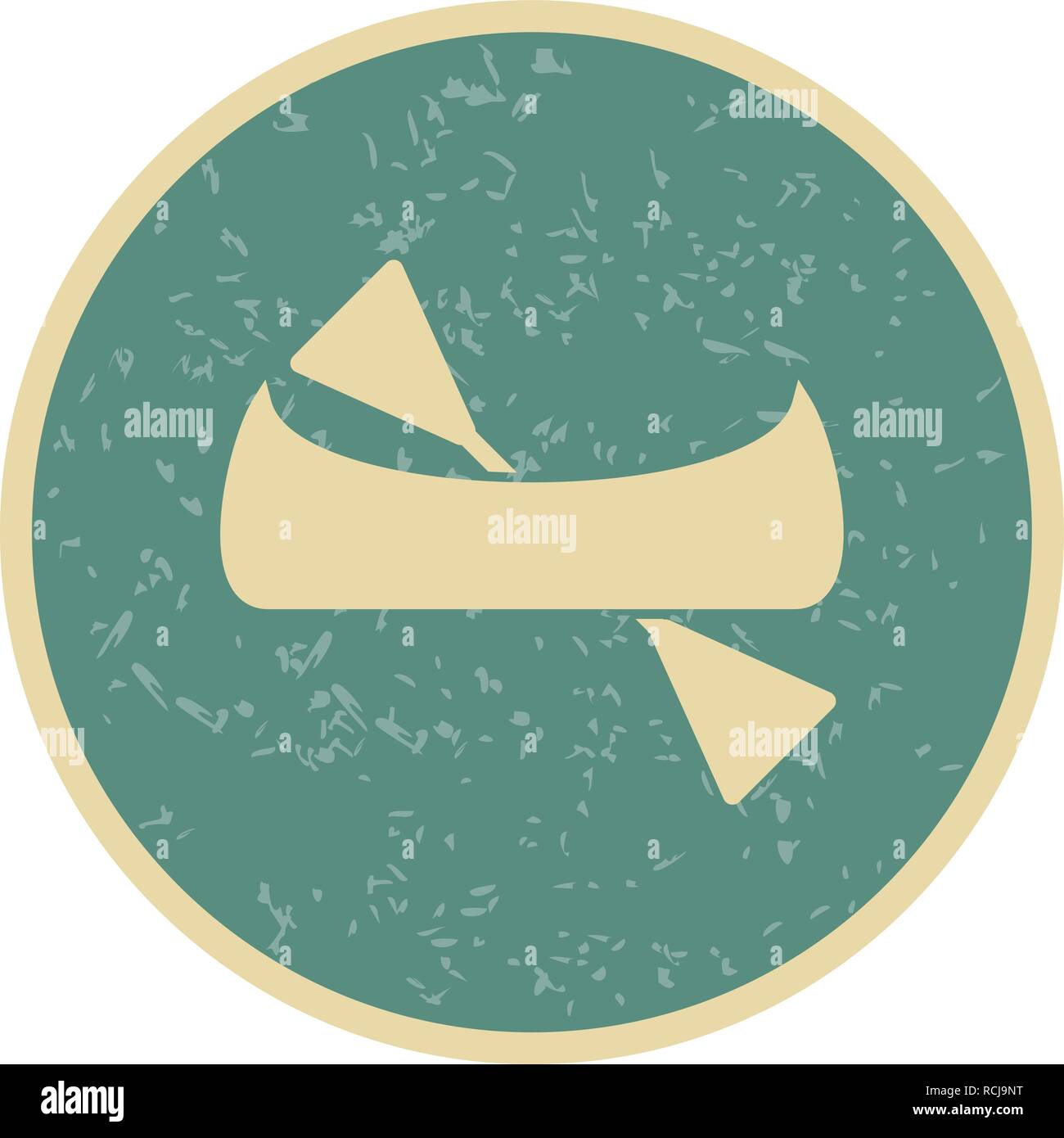Vector Canoe Icon Stock Vector Image & Art - Alamy