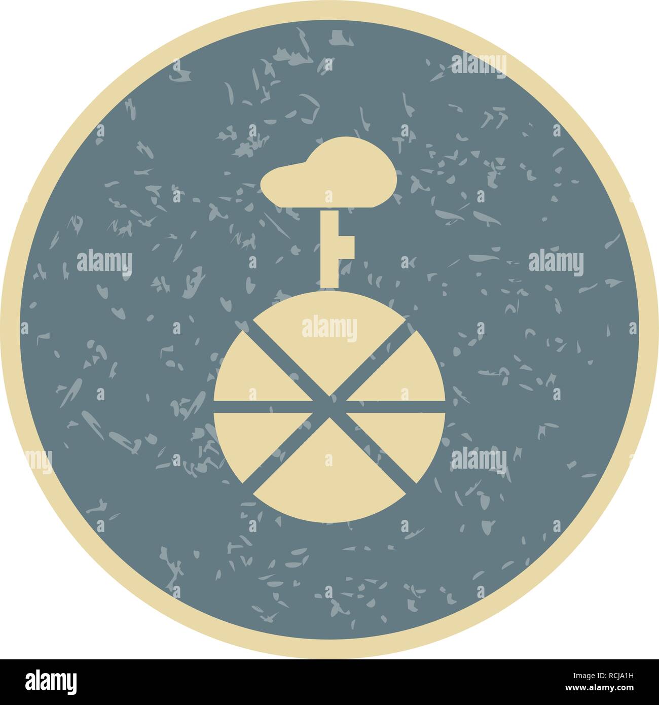 Vector Unicycle Icon Stock Vector