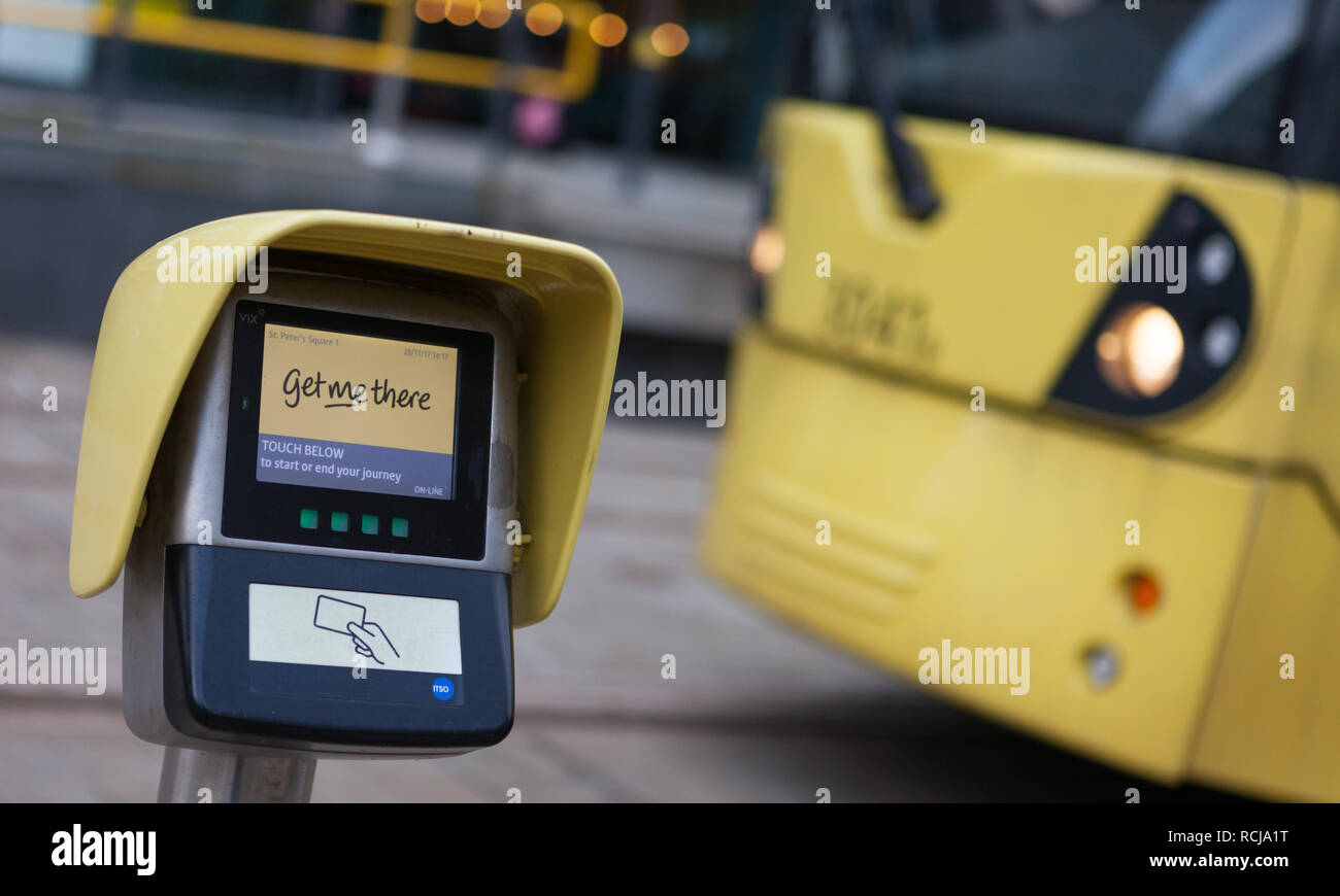 Manchester metrolink ticket machines hi-res stock photography and ...