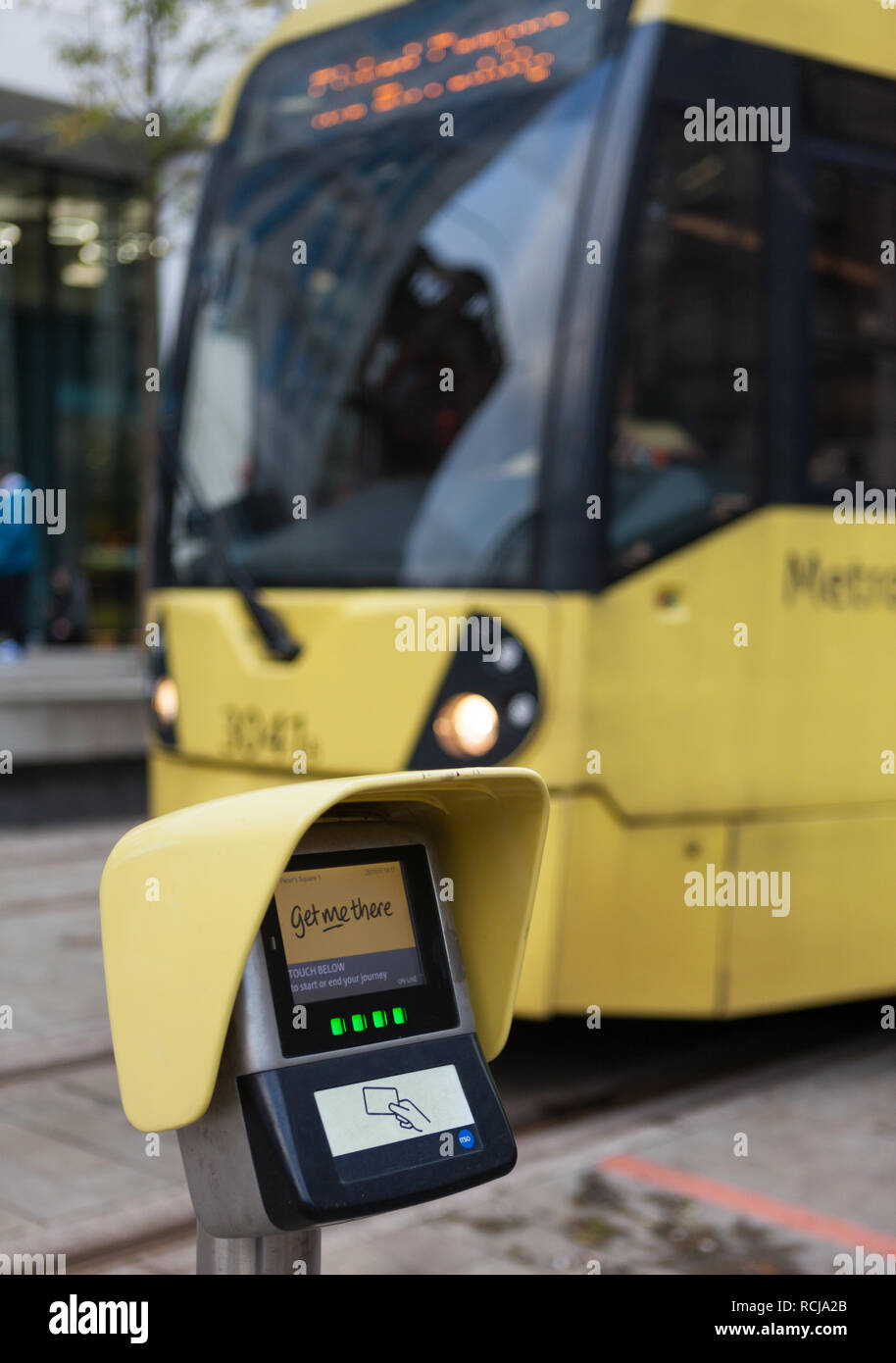 Manchester metrolink ticket machines hi-res stock photography and ...
