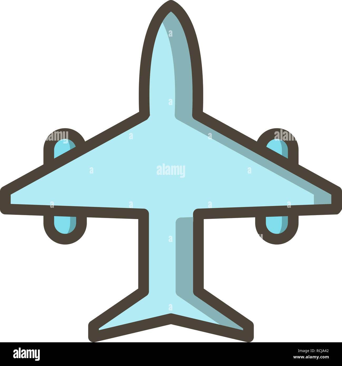 Vector Airplane Icon Stock Vector Image & Art - Alamy