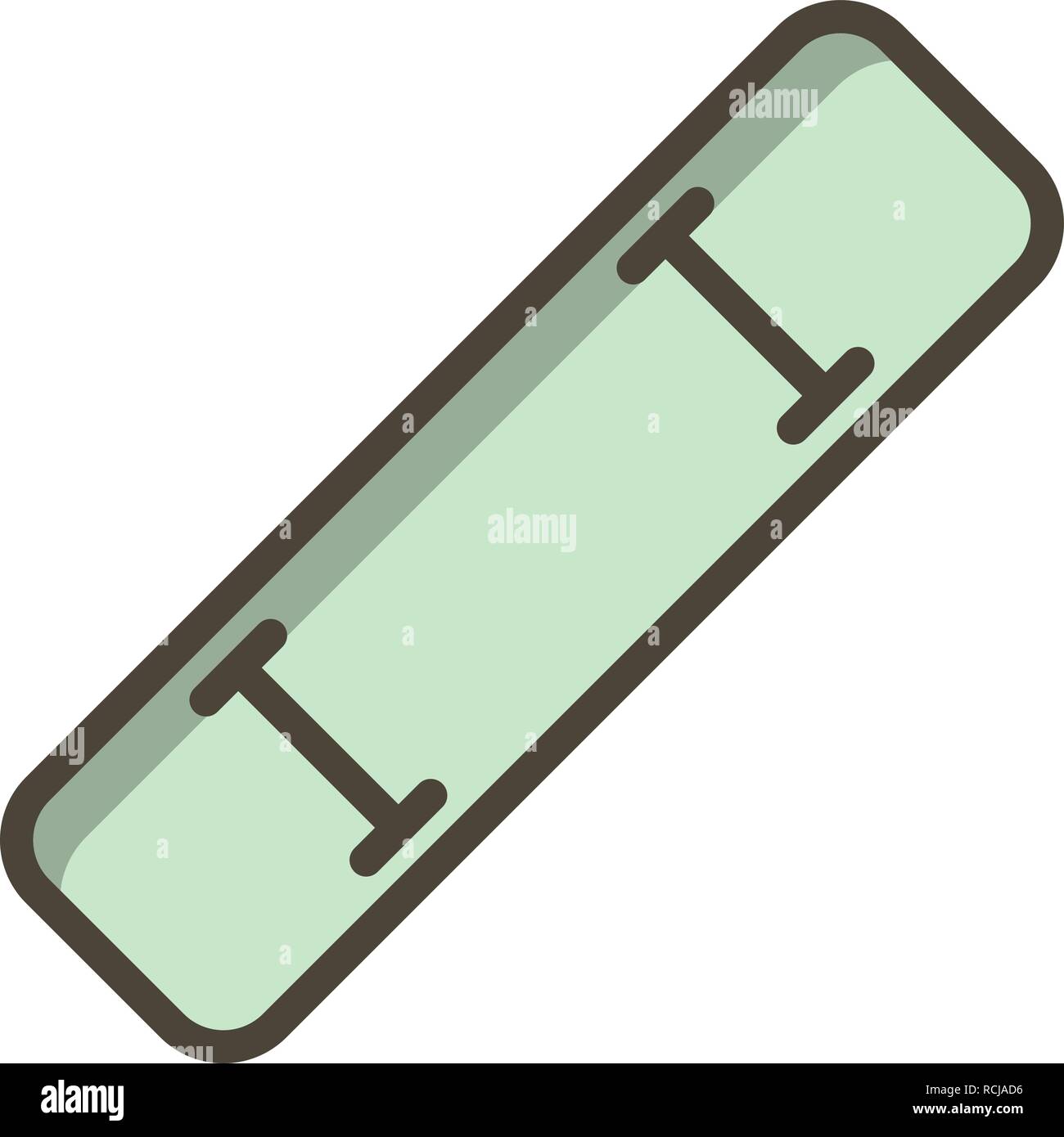 Vector Skate Board Icon Stock Vector