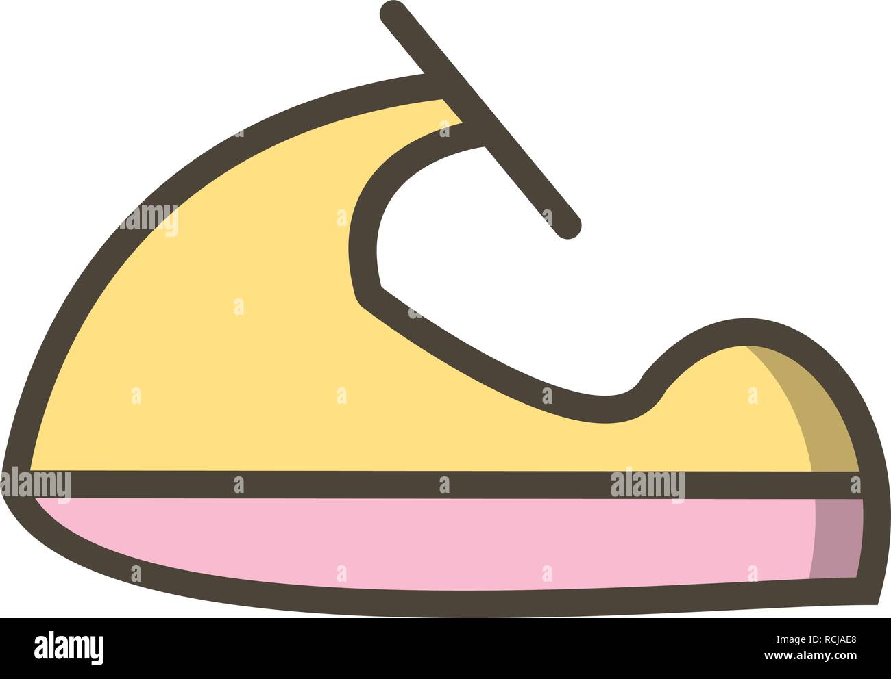 Vector Jet Ski Icon Stock Vector