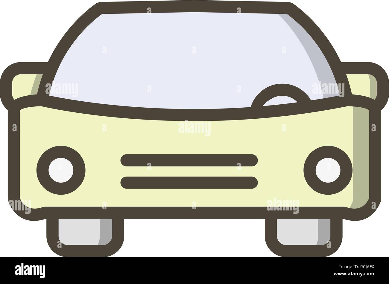 Vector Car Icon Stock Vector