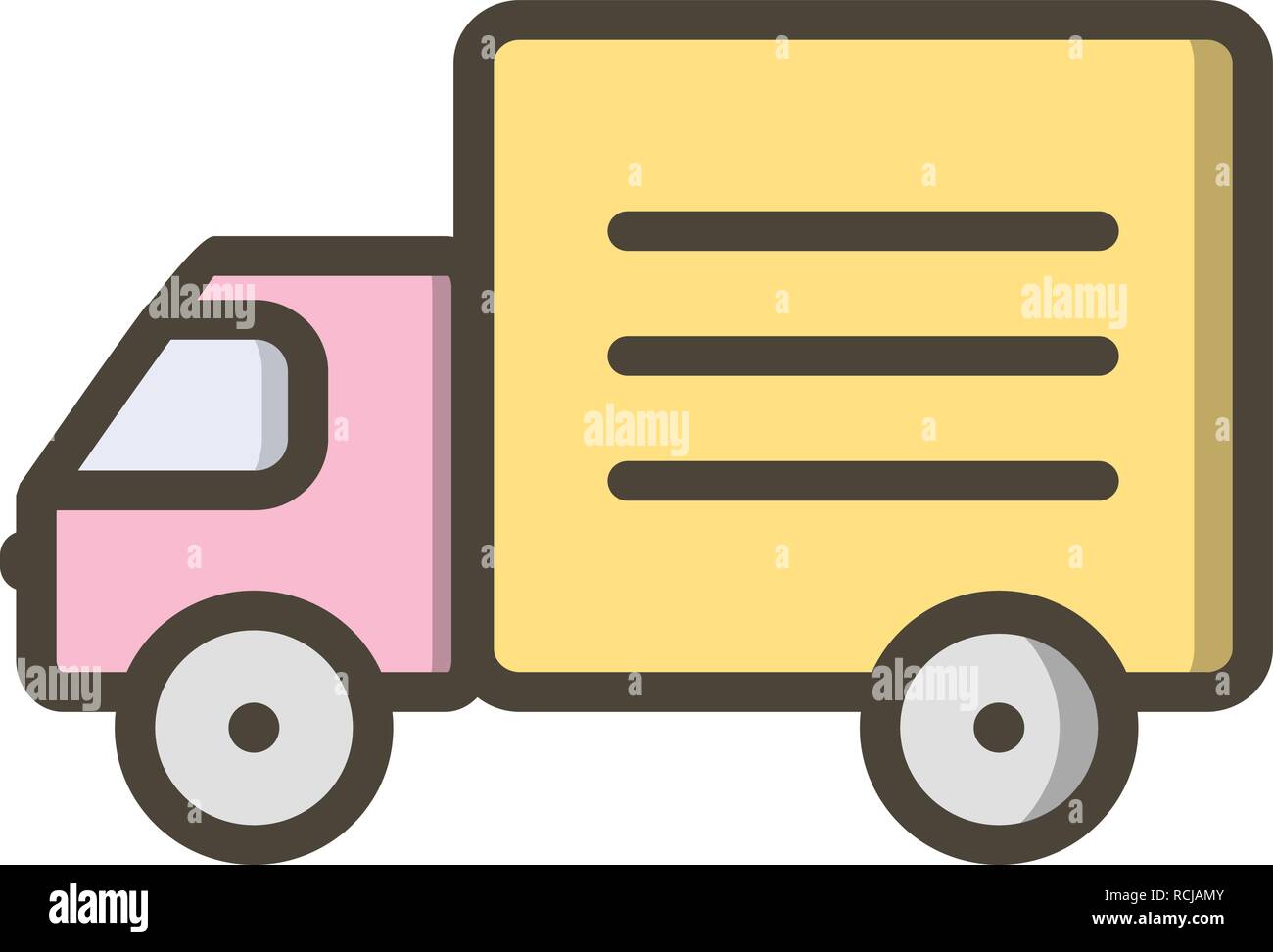 Vector Truck Icon Stock Vector