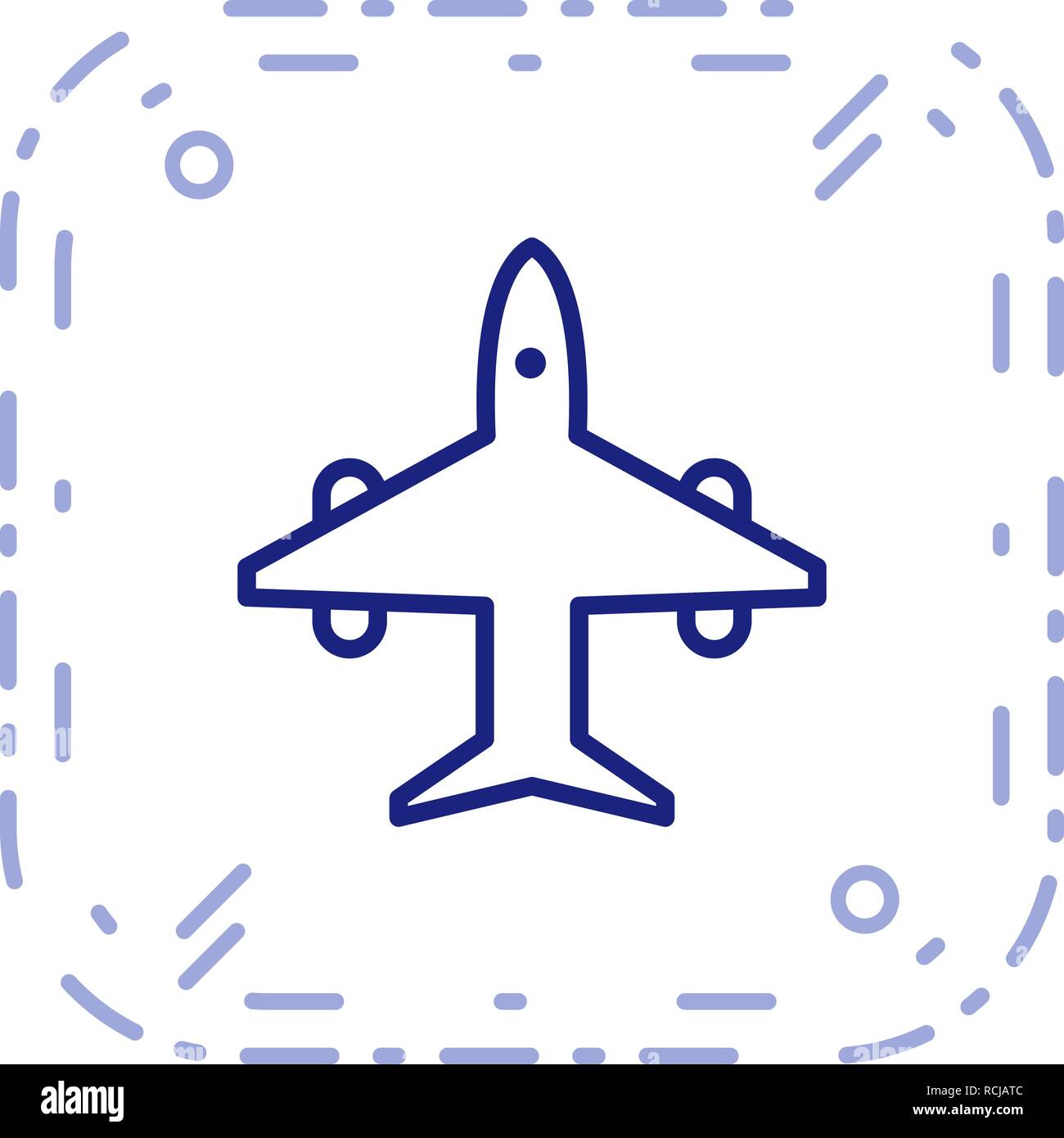 Vector Airplane Icon Stock Vector Image & Art - Alamy