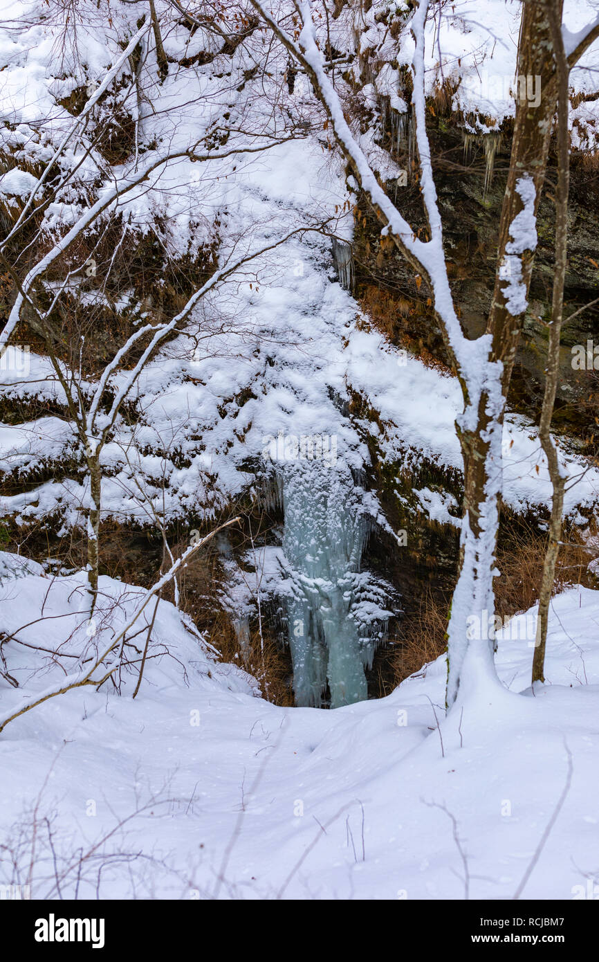Picture of icicles and various forms of ice Stock Photo Alamy