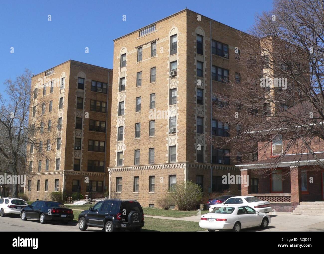 Alhambra Apartments (Sioux City) from SE 1 Stock Photo Alamy