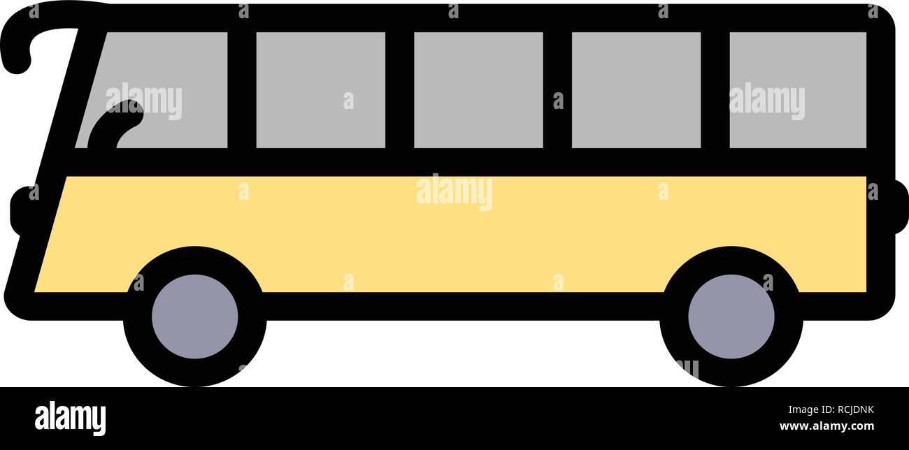 Vector Bus Icon Stock Vector