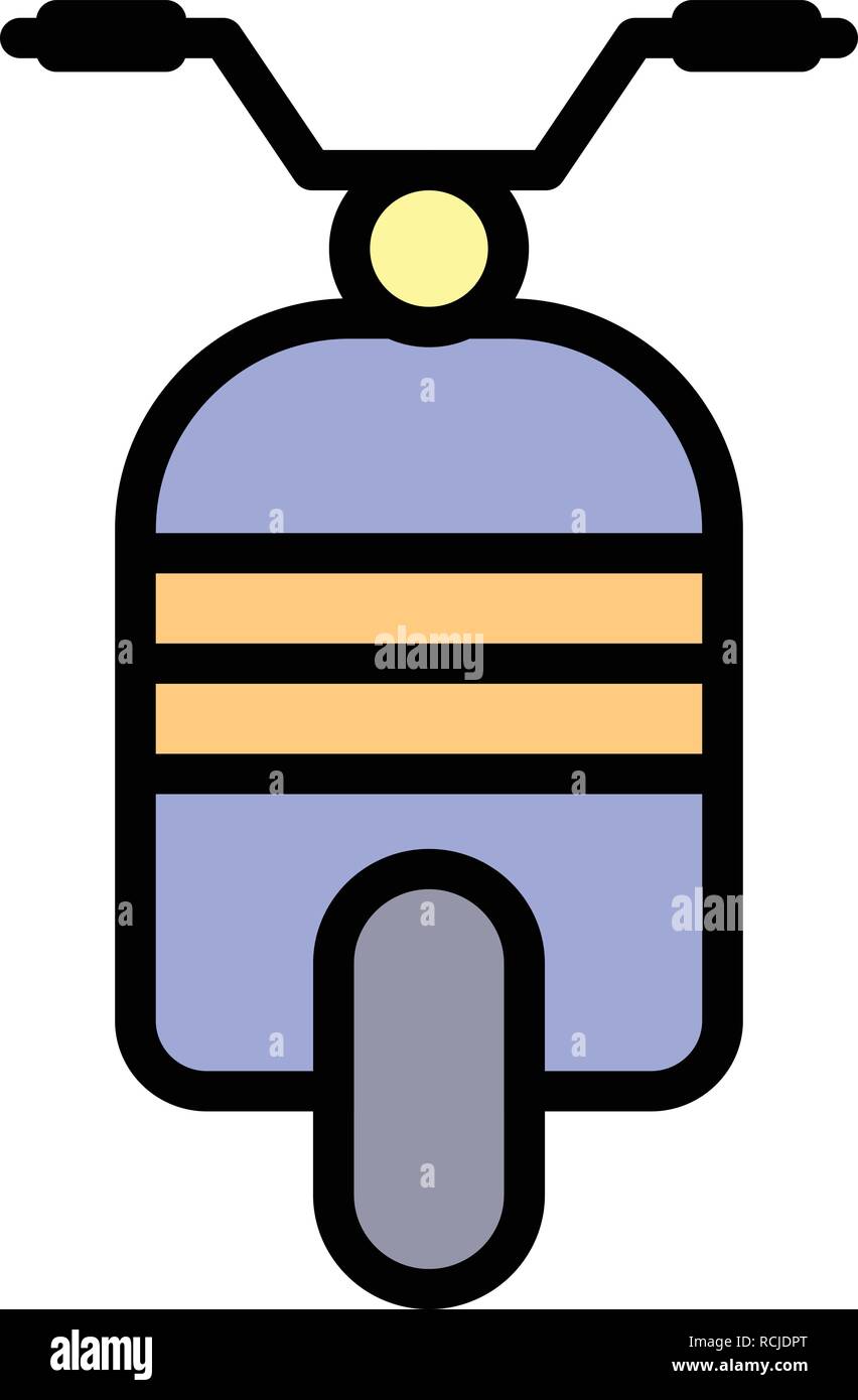 Vector Scooter Icon Stock Vector