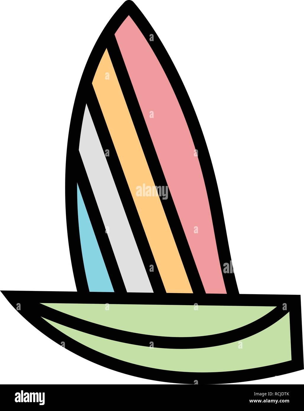 Vector Yacht Icon Stock Vector Image & Art - Alamy
