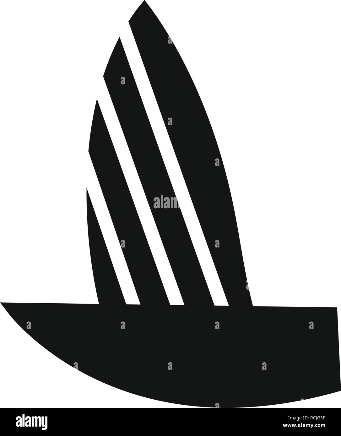 Vector Yacht Icon Stock Vector Image & Art - Alamy