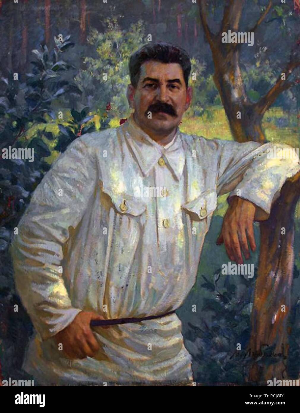 Josef Stalin. Museum: State Museum-and exhibition Centre ROSIZO, Moscow. Author: Lyubimov, Alexander Mikhaylovich. Stock Photo