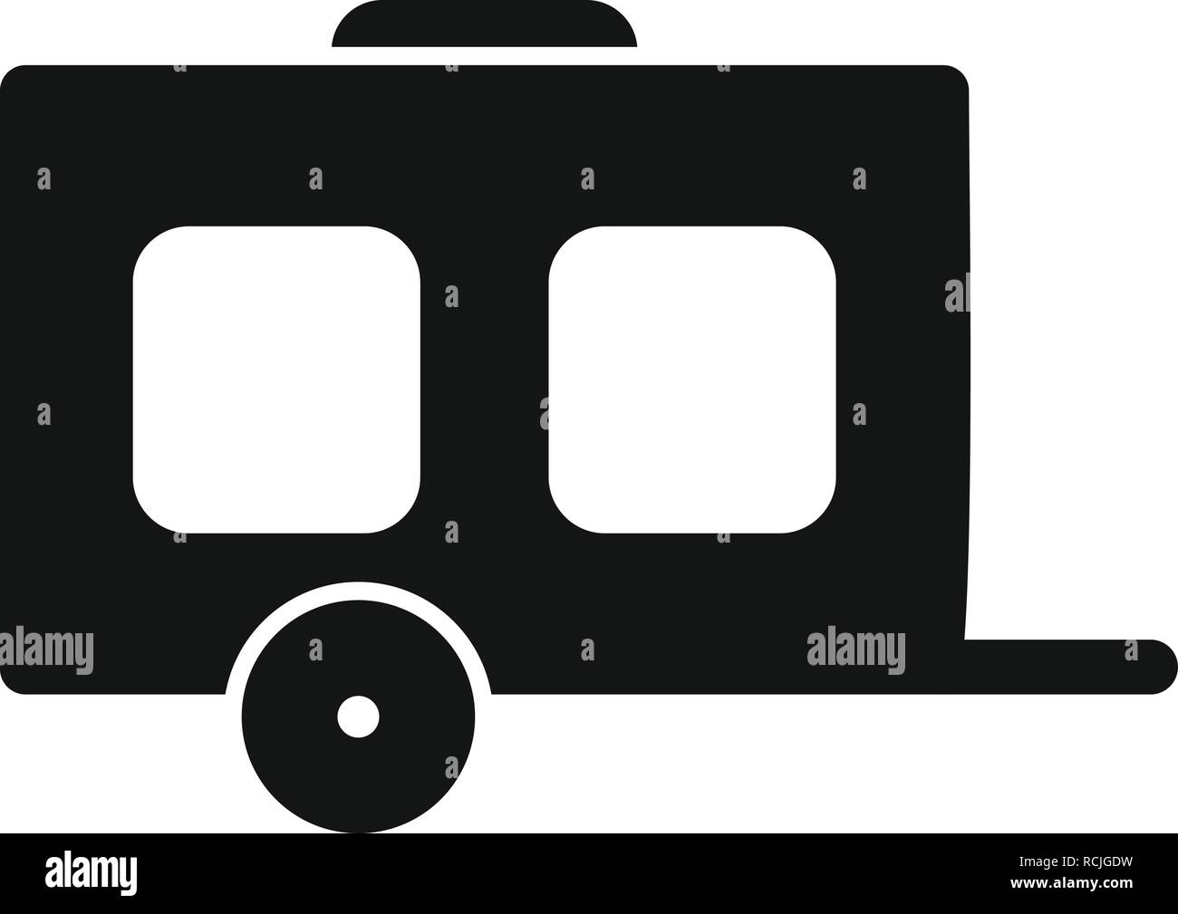 Vector Wagon Icon Stock Vector