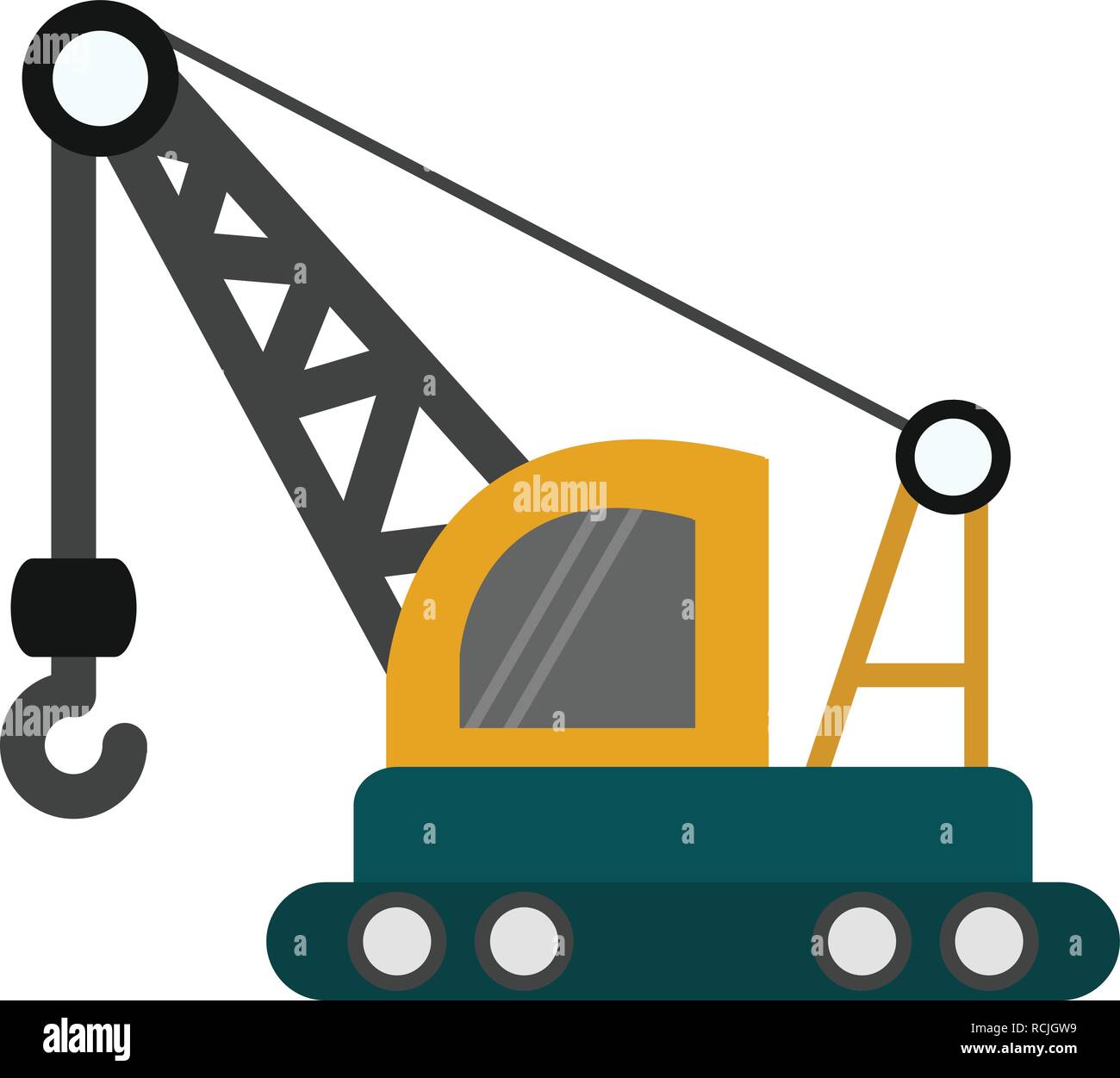 Vector Crane Icon Stock Vector Image & Art - Alamy