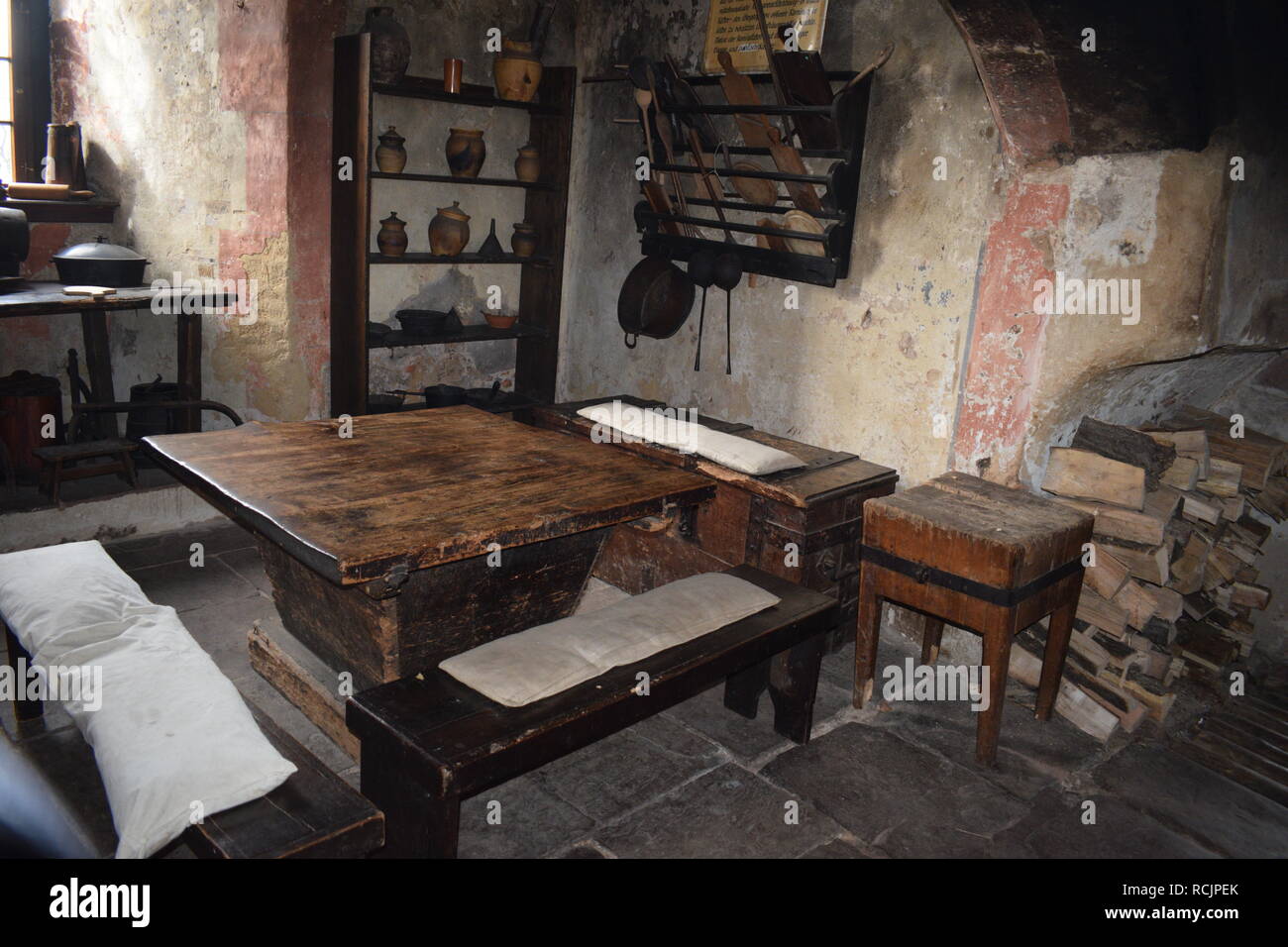 Medieval Tavern Stock Photo