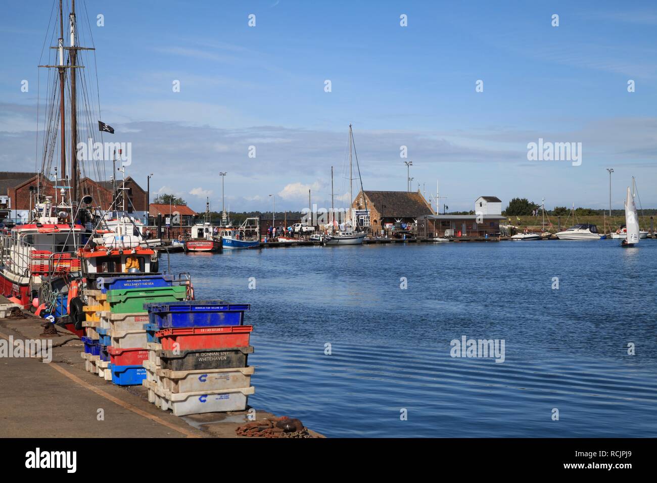 Wells-next-the-Sea Harbour, Norfolk, 2018 Stock Photo - Alamy