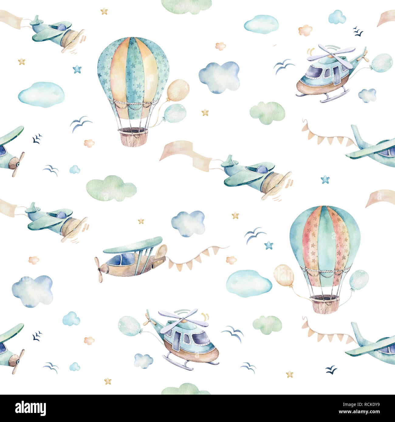 airplane baby shower backdrop