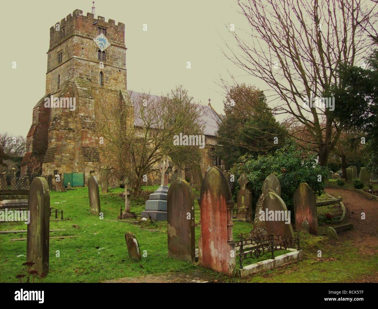All Saints, Brenchley Stock Photo Alamy