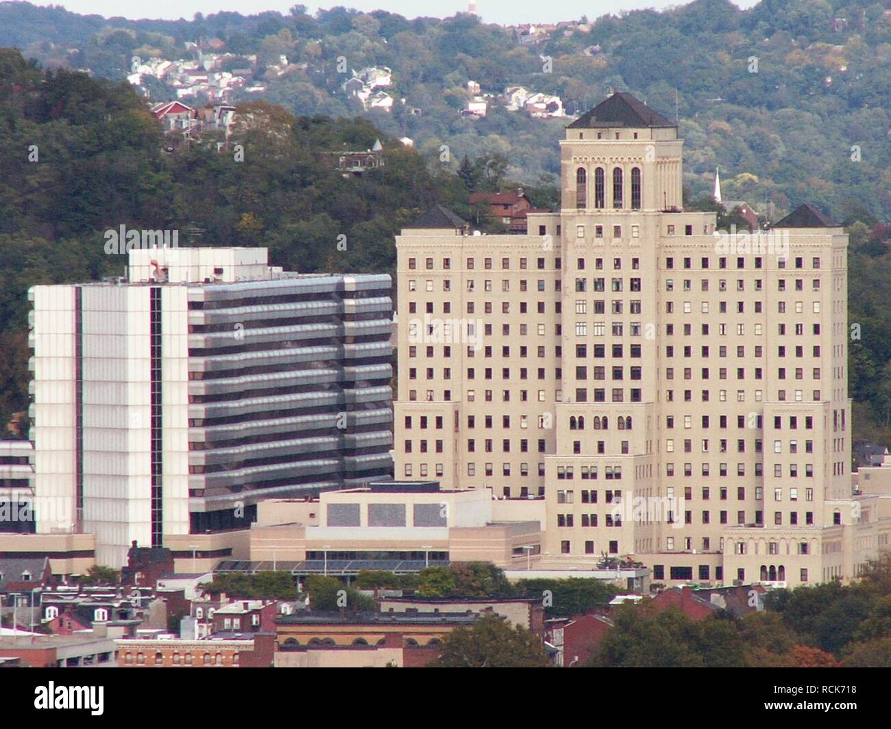 Allegheny general hospital hi res - Allegheny General Hospital From West End Overlook RCK718 