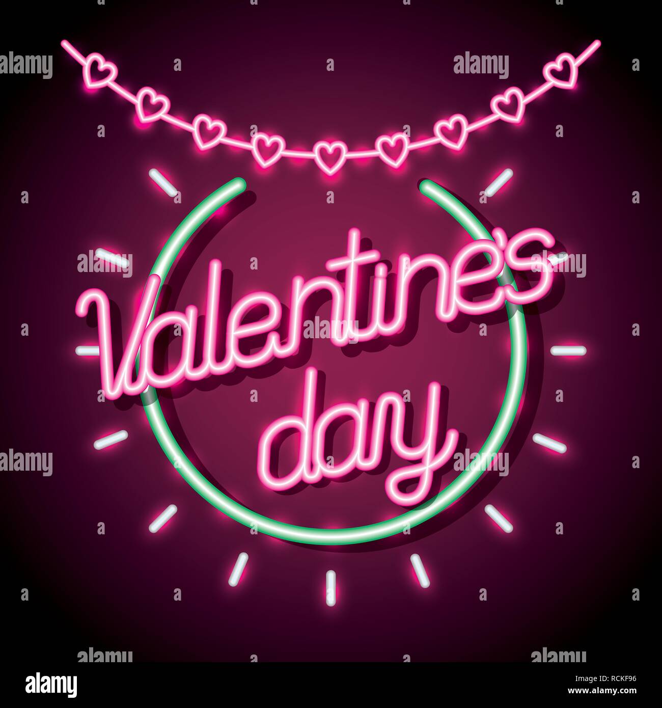 happy valentines day Stock Vector