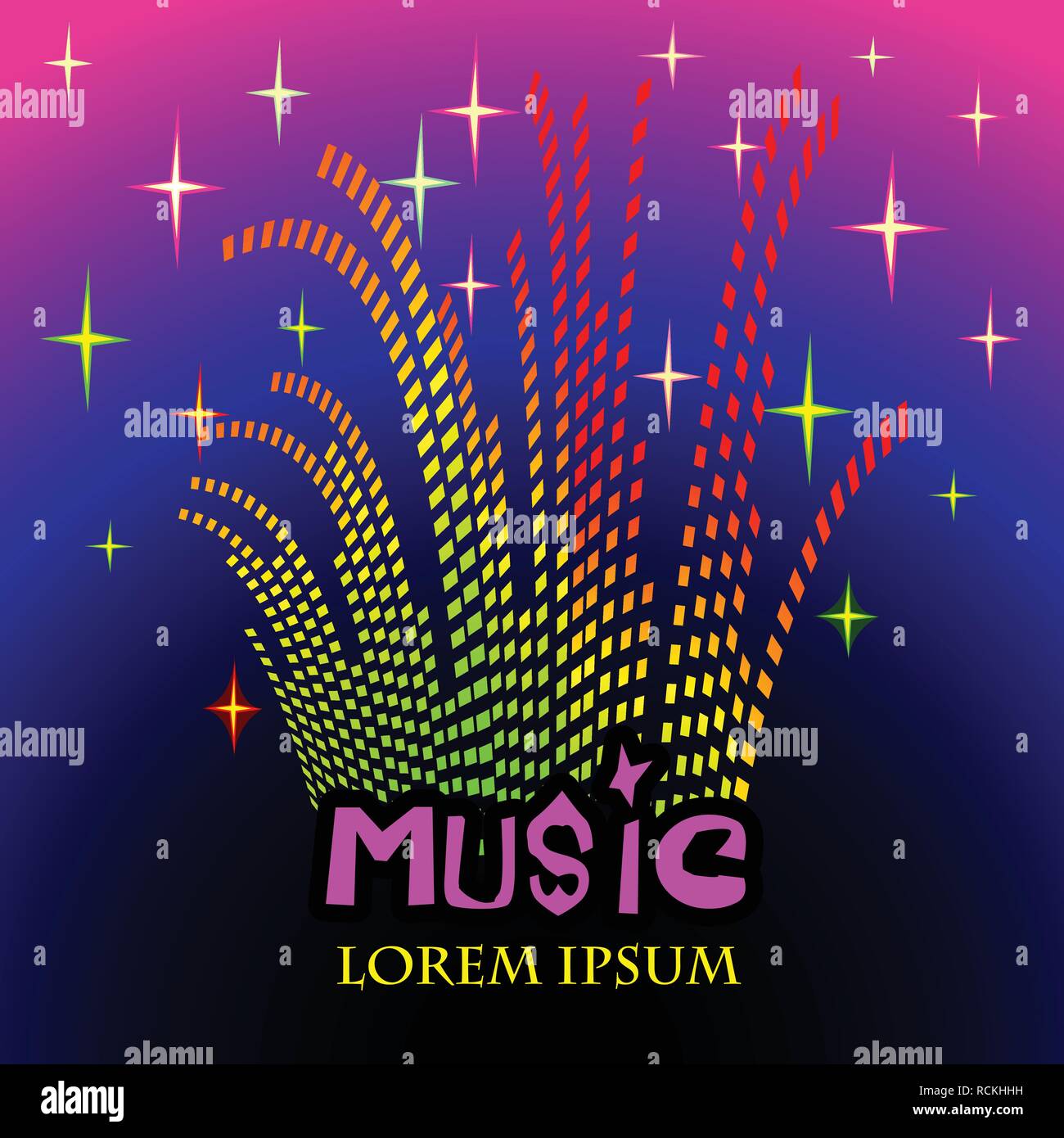 Abstract Equalizer Icon. Music. Sound Wave. DJ. Audio System Store Logo