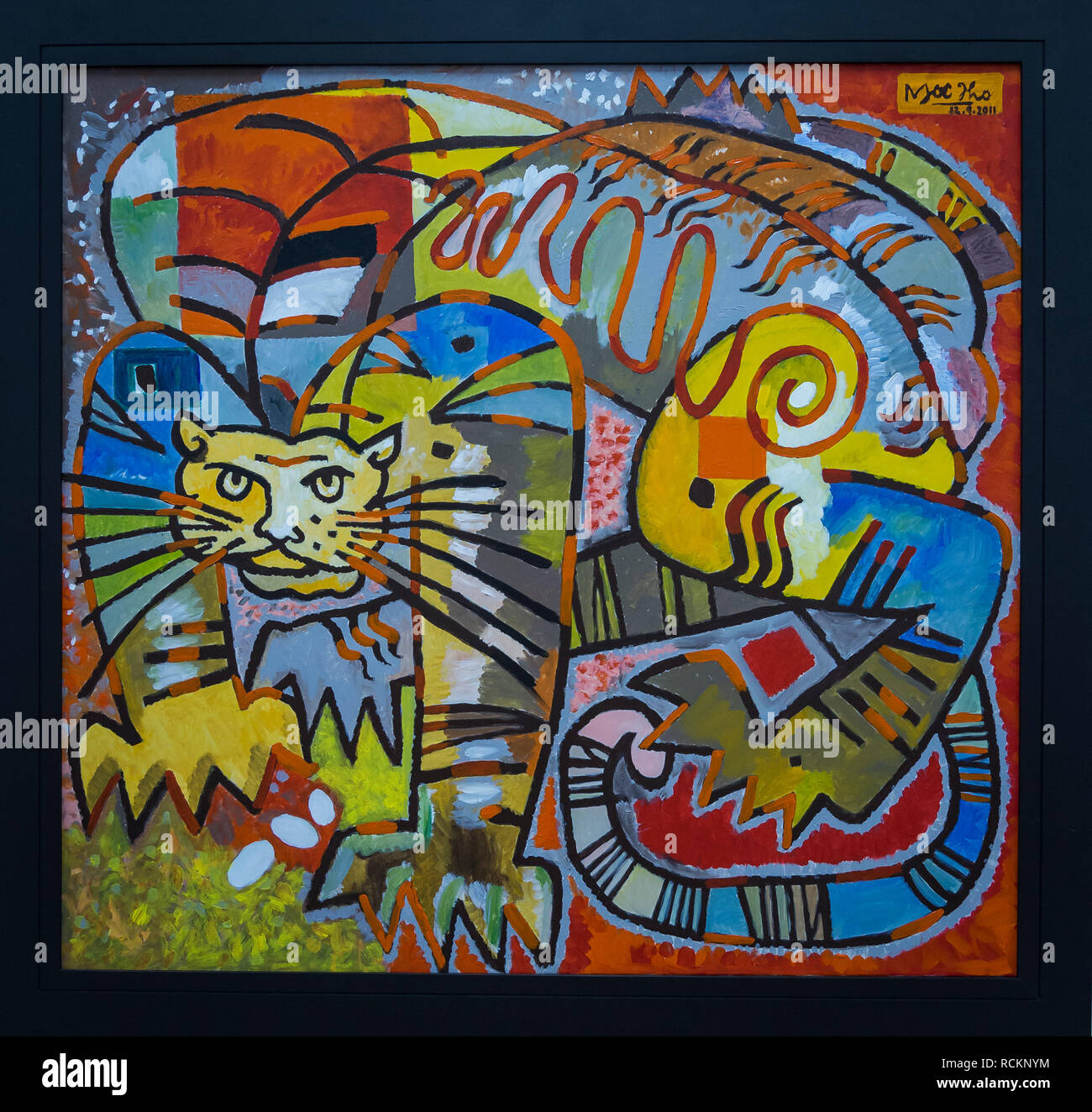 National Museum of Fine Arts, Contemporary painting, Hanoi, Vietnam