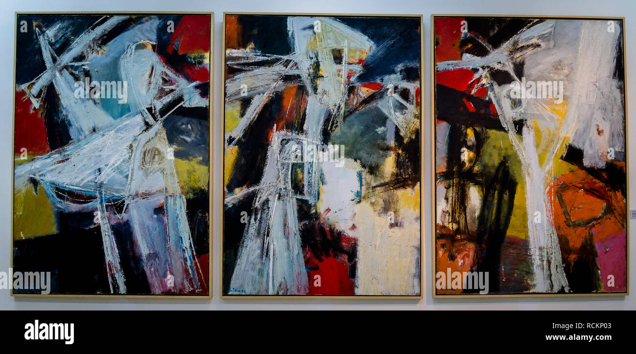 National Museum of Fine Arts, Contemporary painting, Hanoi, Vietnam