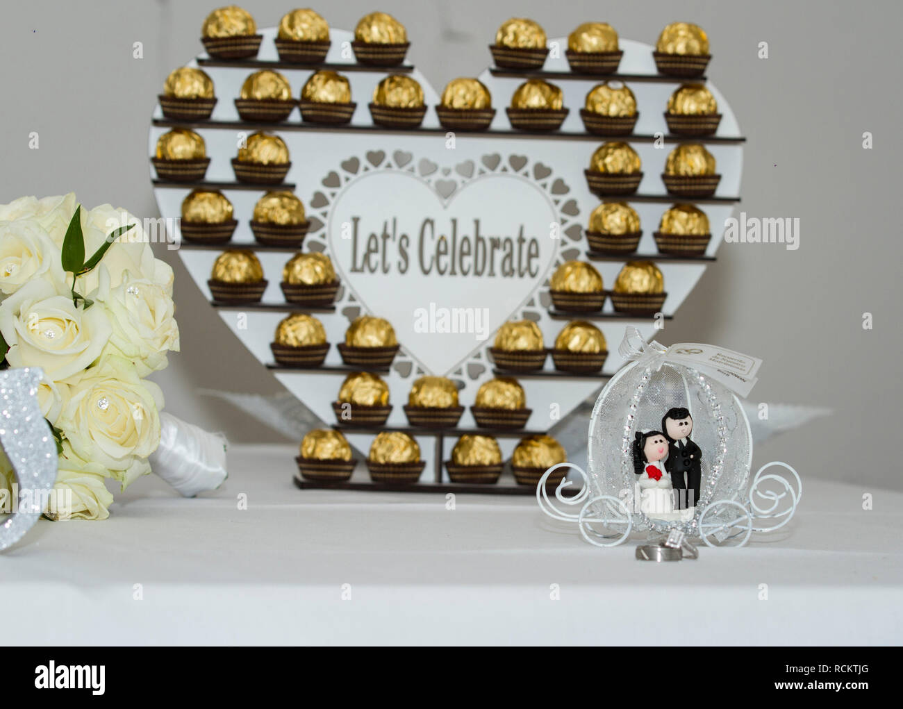 Wedding decoration Stock Photo