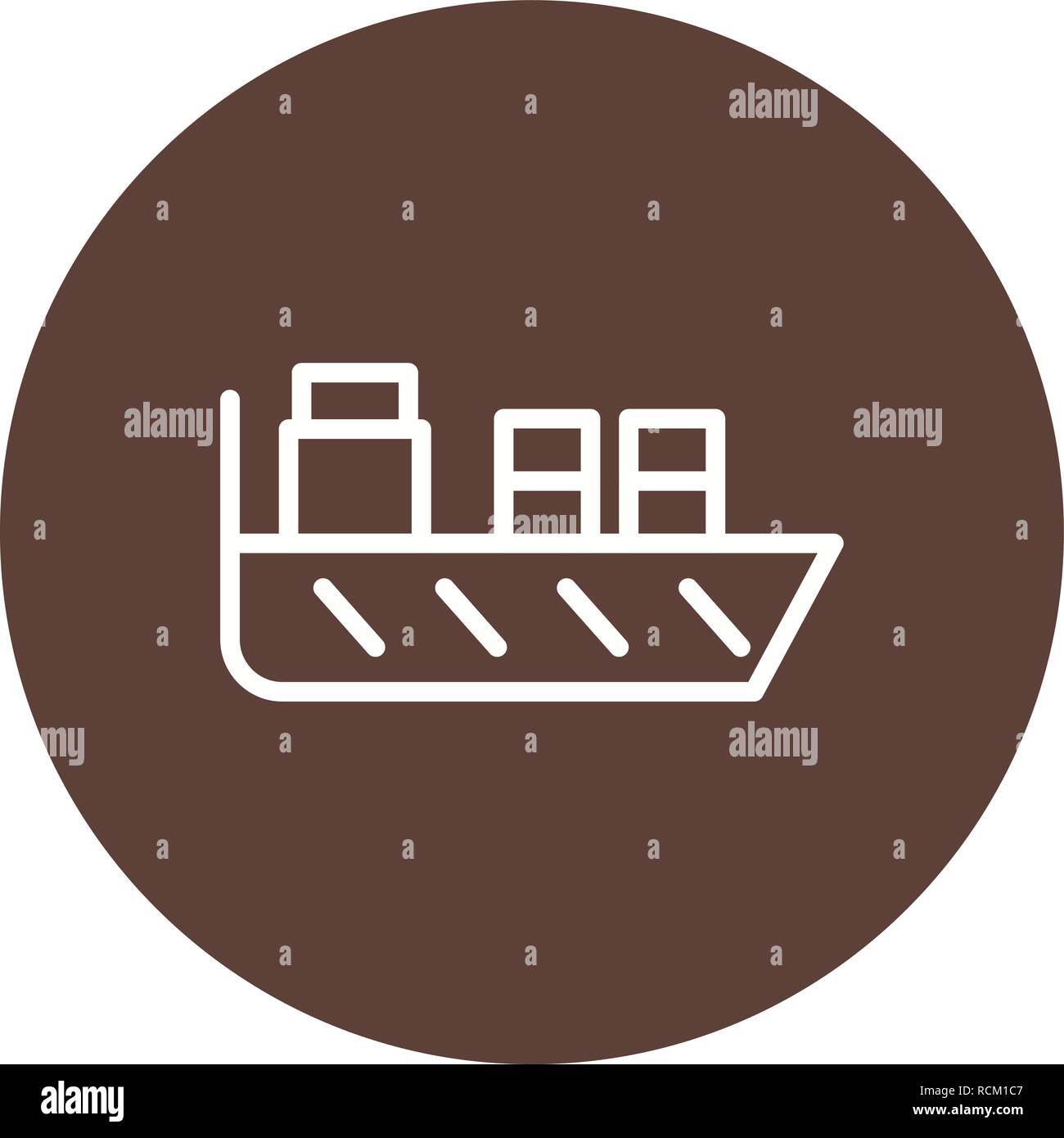 Vector Ship Icon Stock Vector Image & Art - Alamy