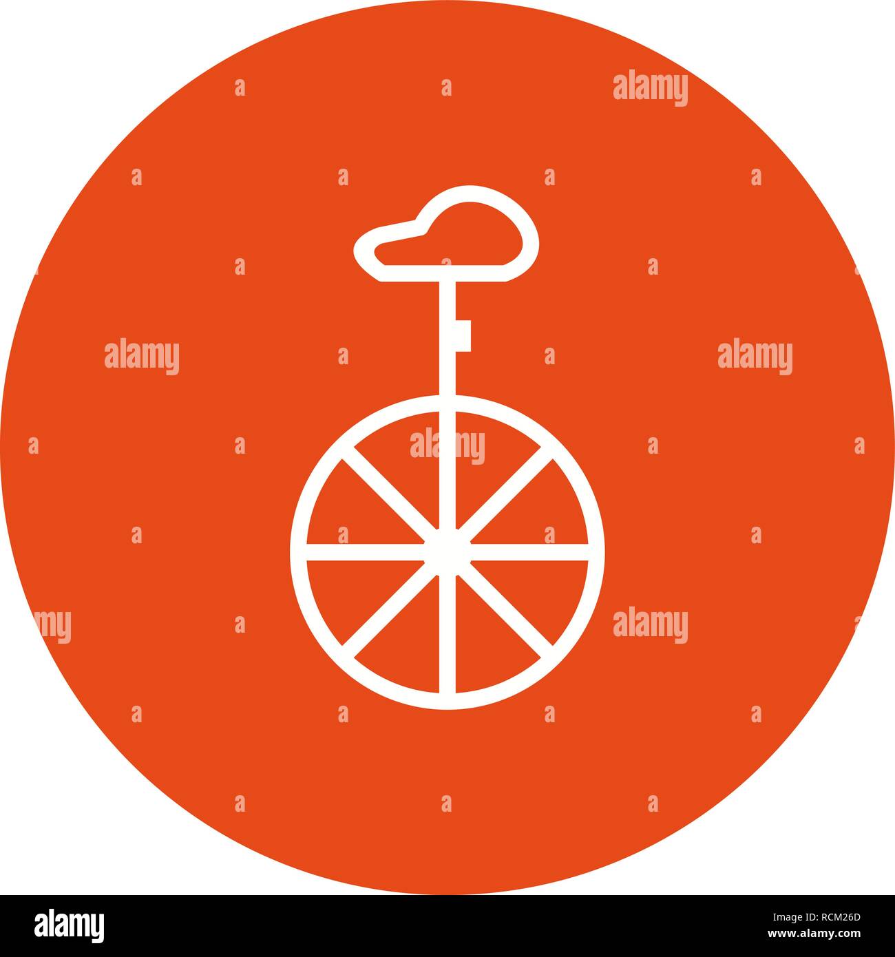 Vector Unicycle Icon Stock Vector Image & Art Alamy