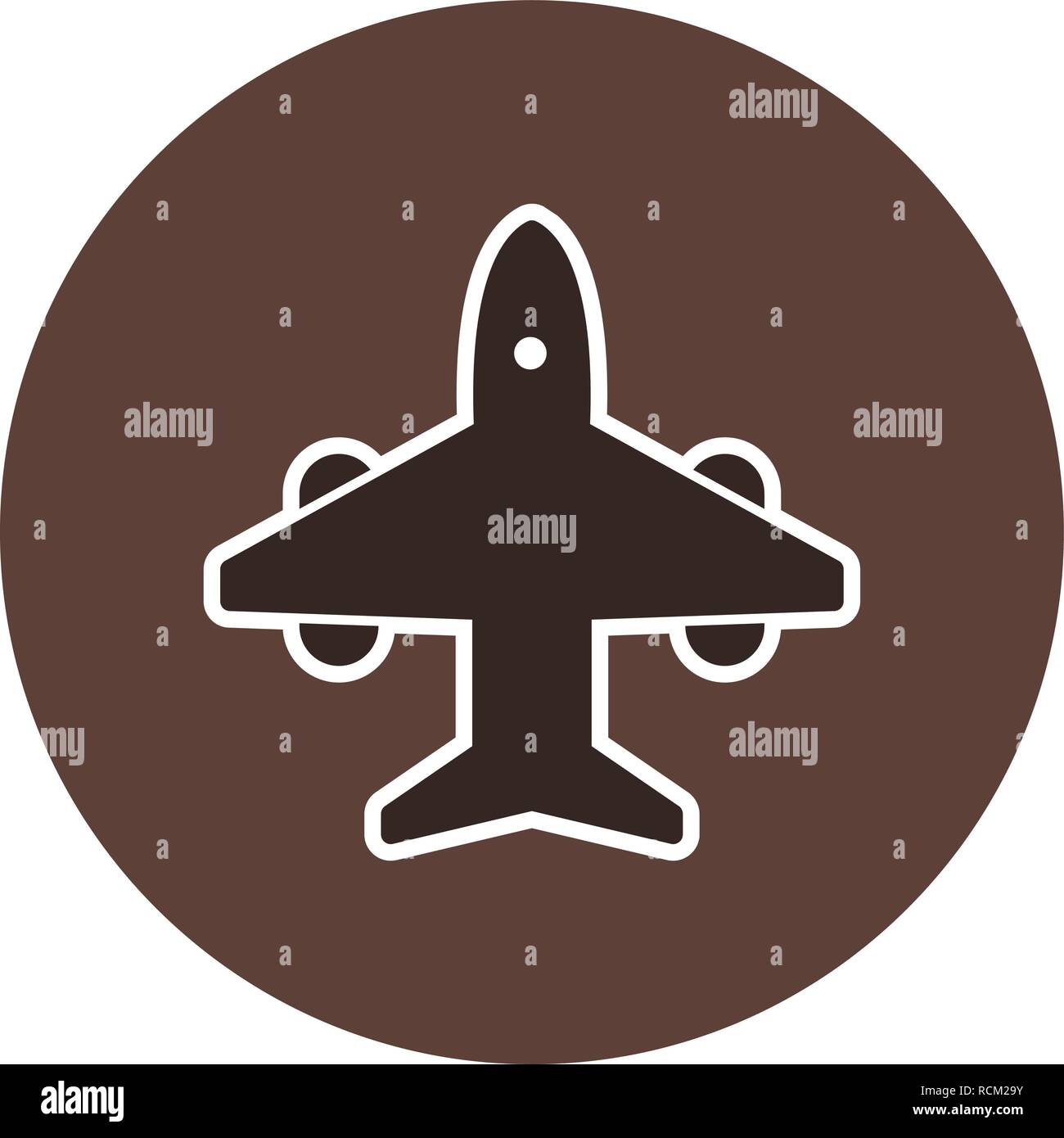 Vector Airplane Icon Stock Vector Image & Art - Alamy